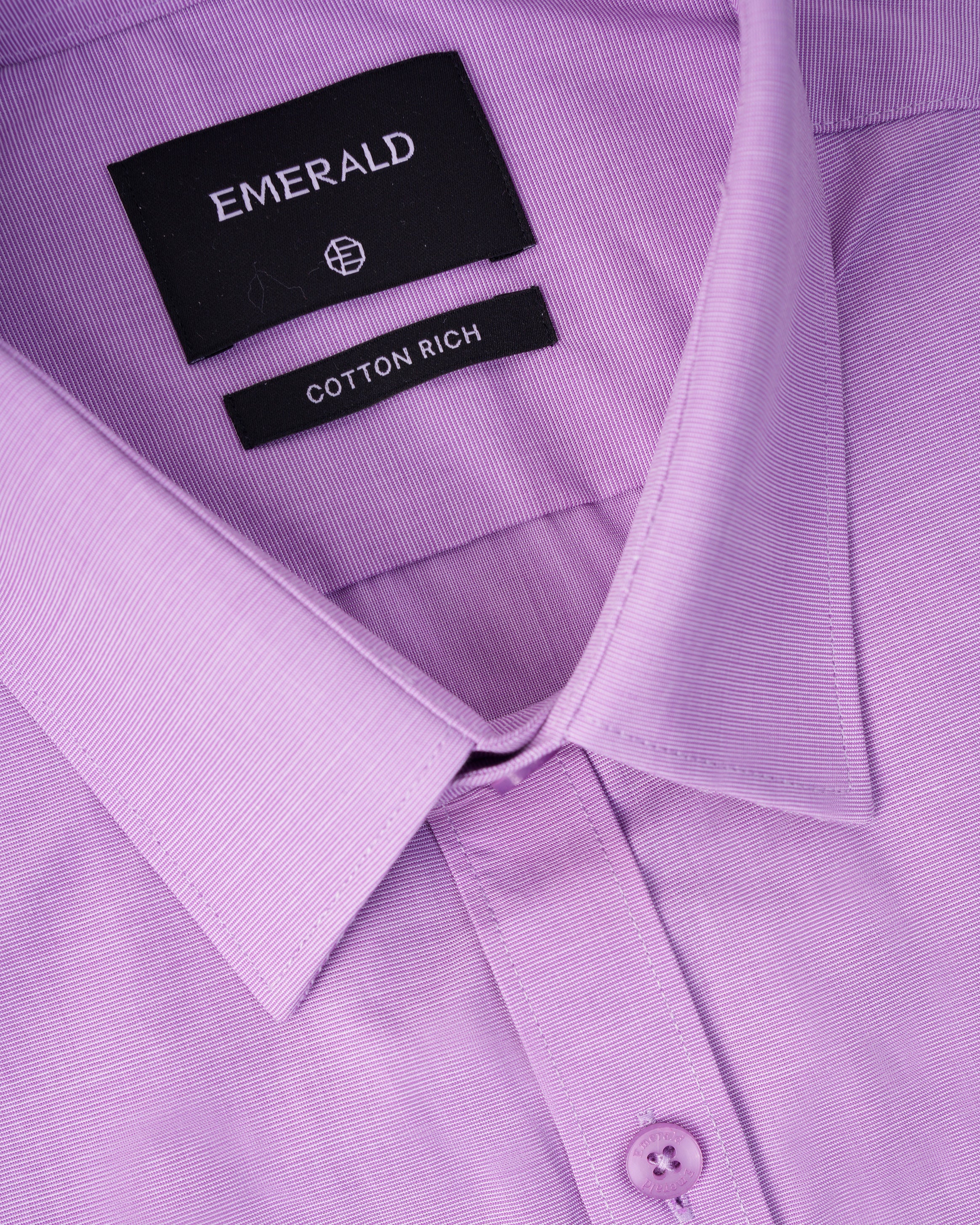 Emerald Formal Fil A Fil Slim Fit-Lavender Frost