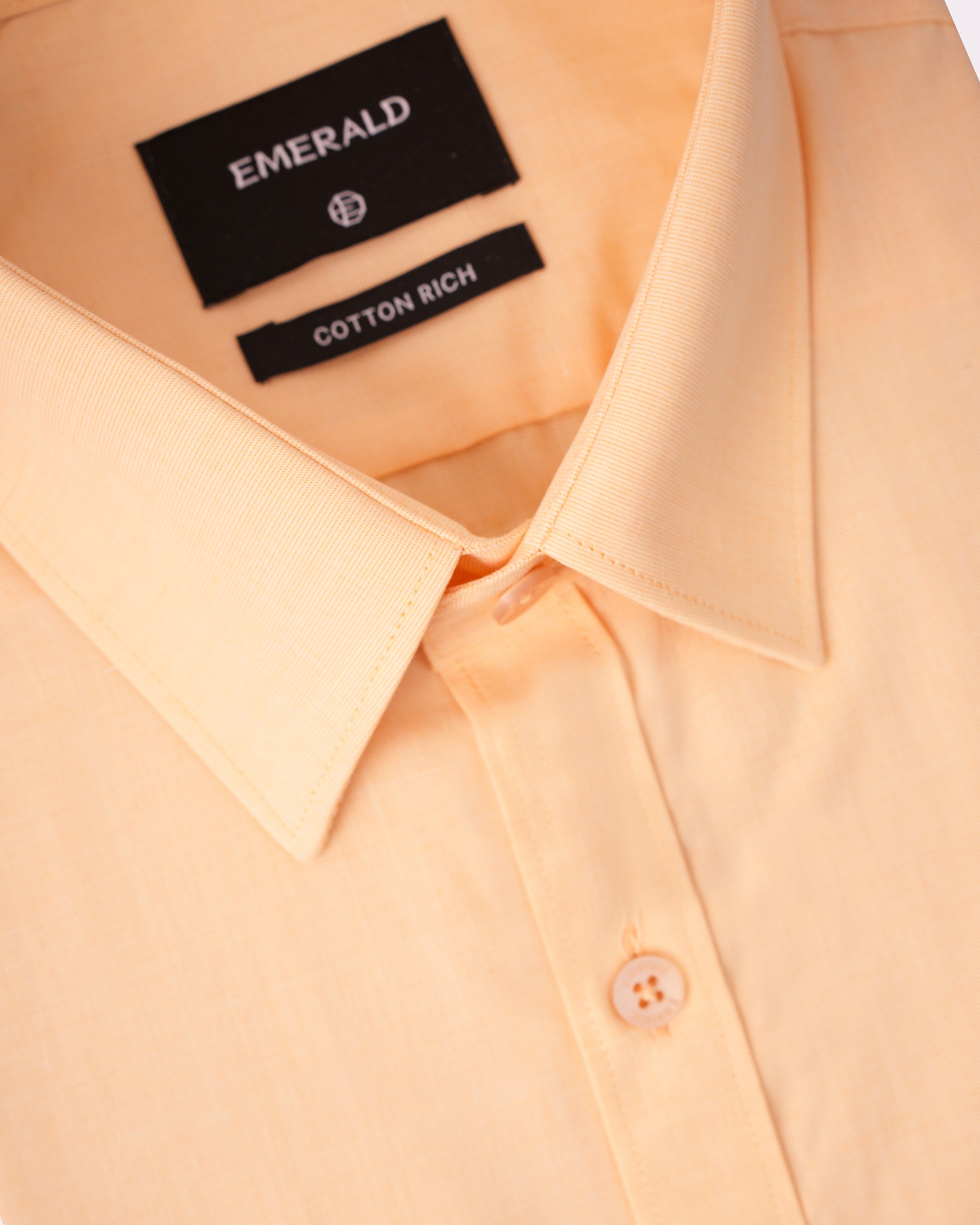 Emerald Formal Fil A Fil Slim Fit-Yellow Raffia