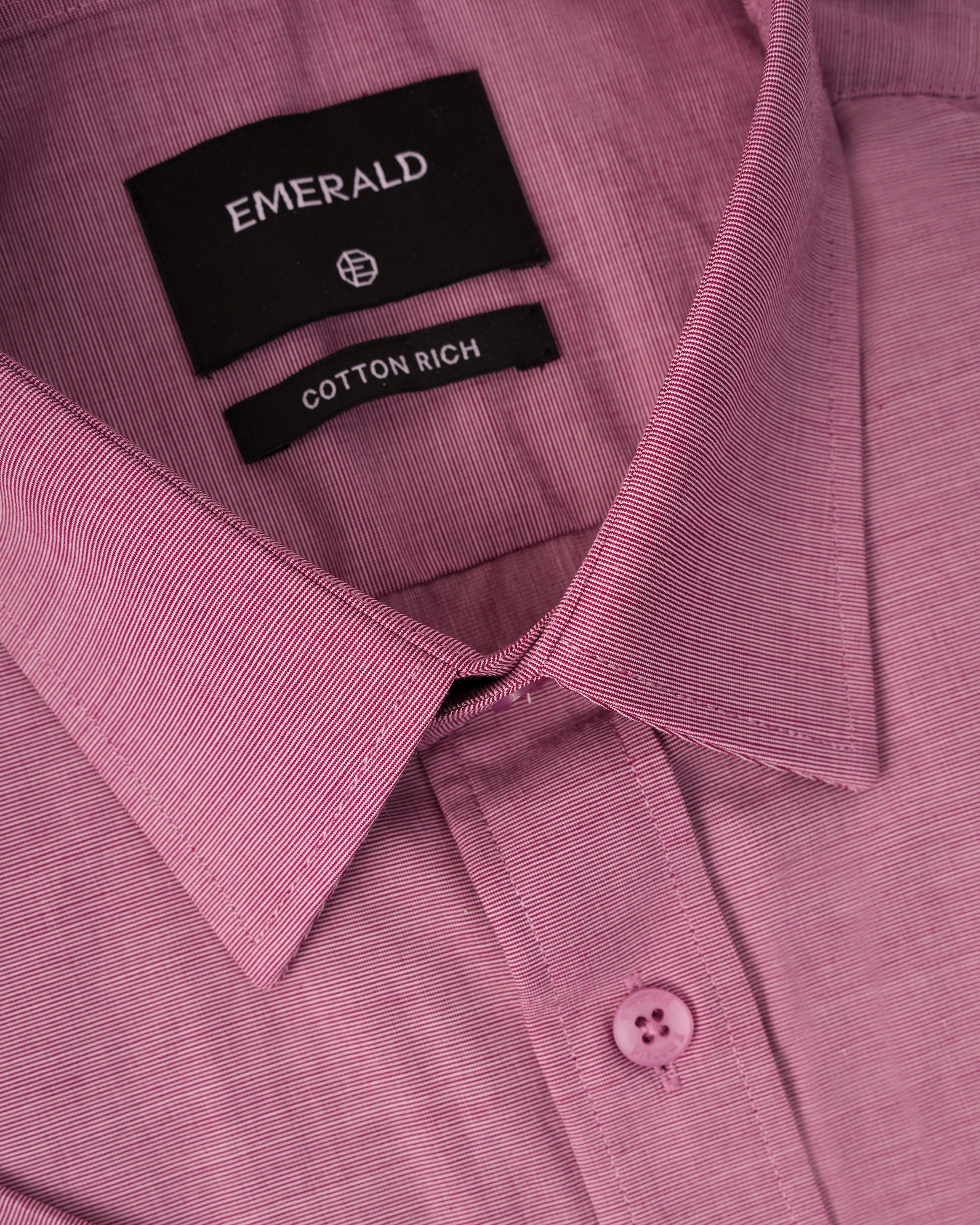 Emerald Formal Fil A Fil Regular Fit-Berry Conserve