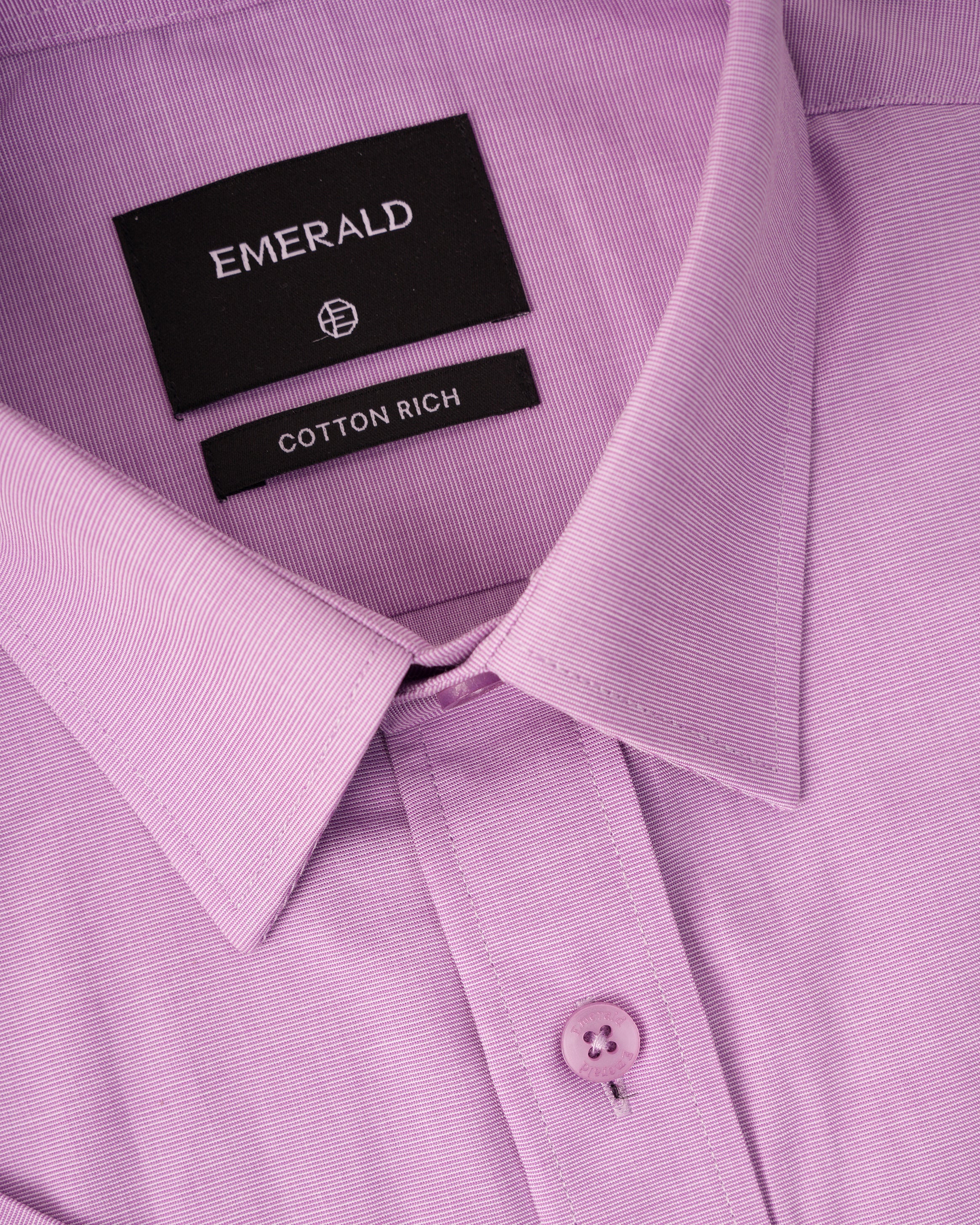 Emerald Formal Fil A Fil Regular Fit-Lavender Frost