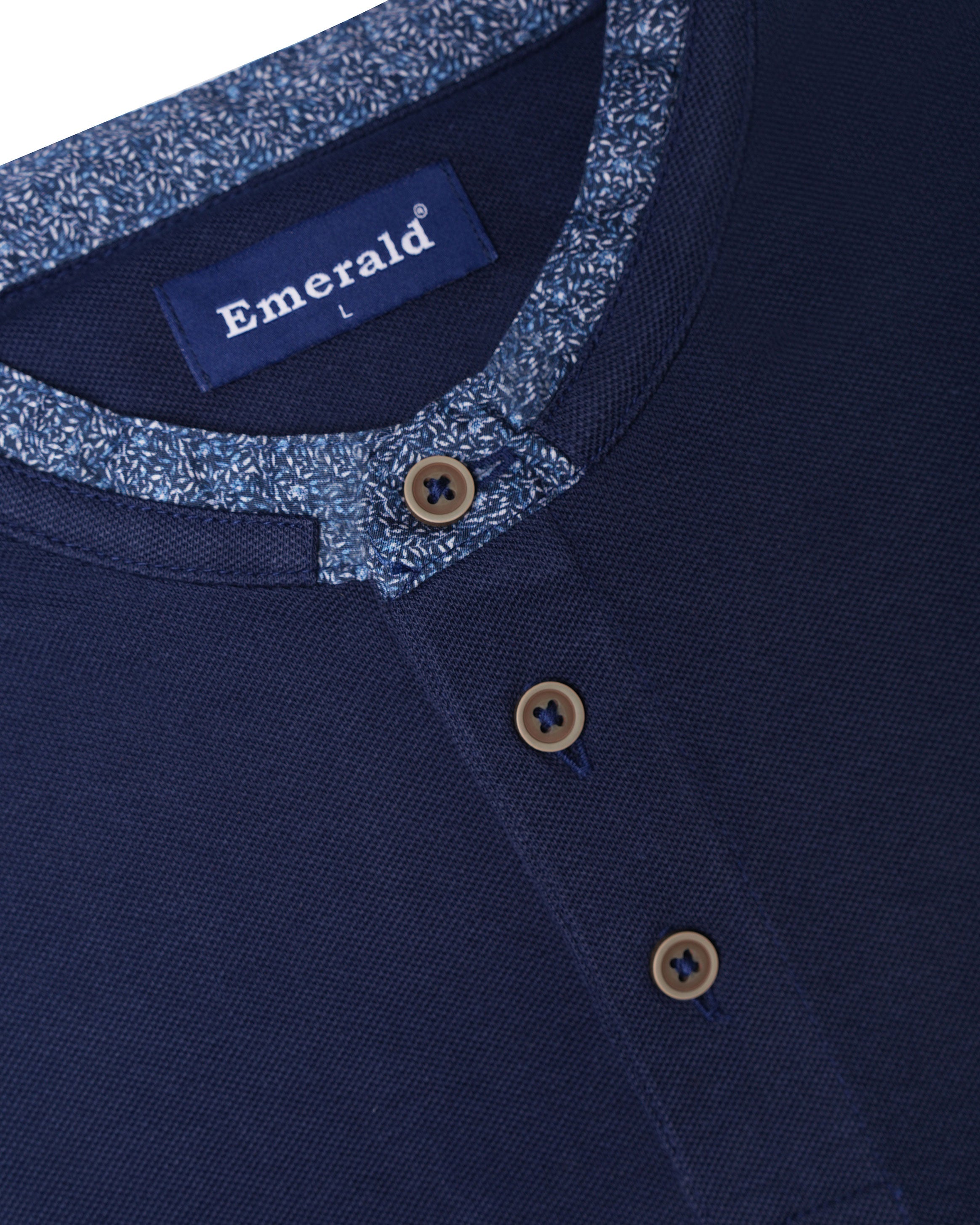 Polo Pique Solid Slim Fit-Insignia Blue