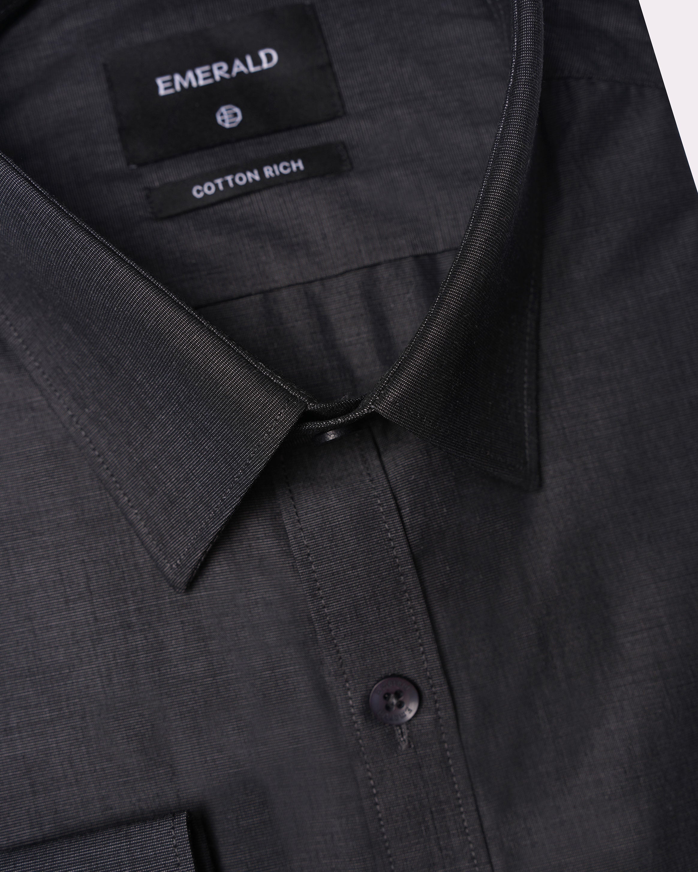 Emerald Formal Fil A Fil Slim Fit-Licorice