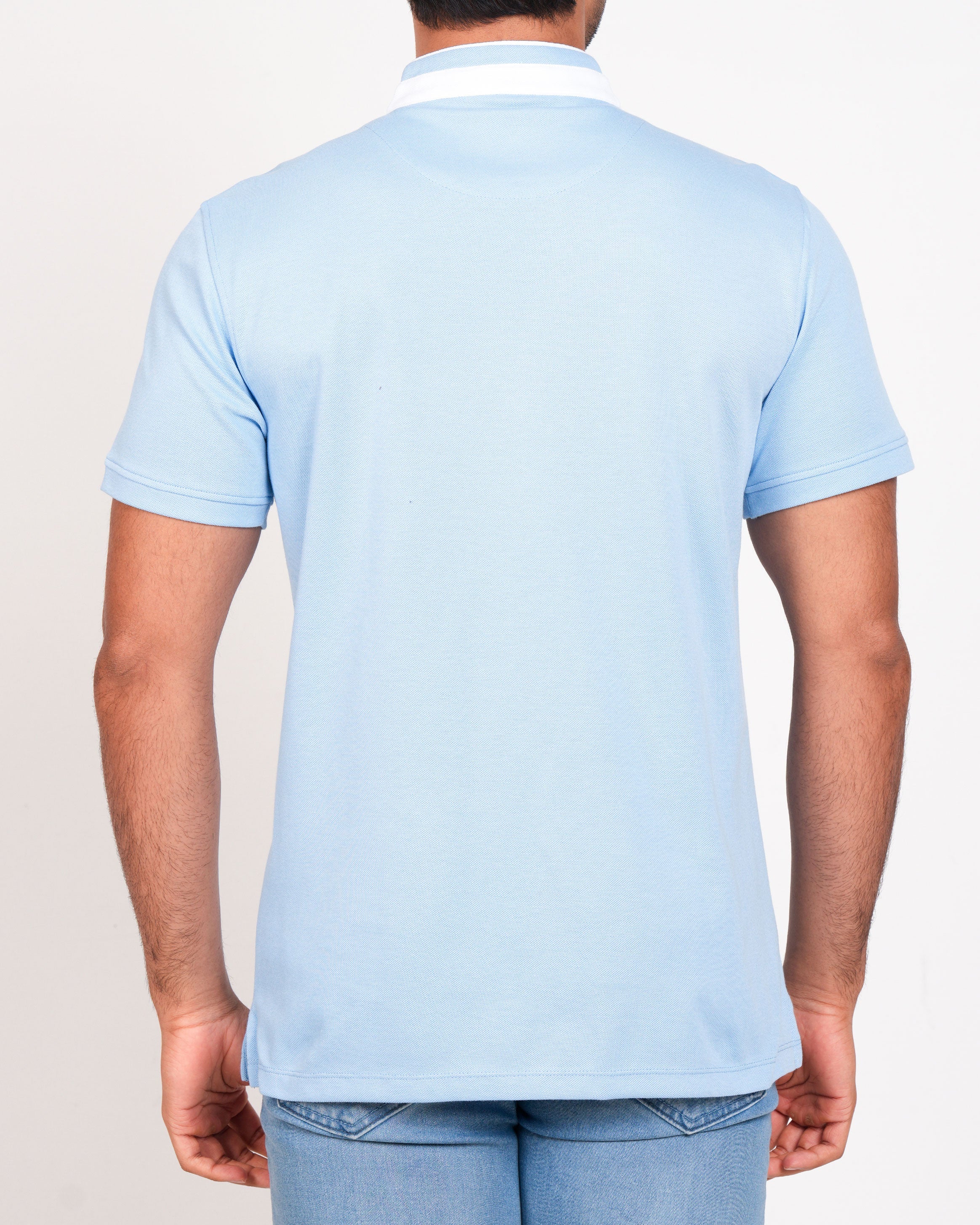 Polo Pique Solid Slim Fit-Arctic