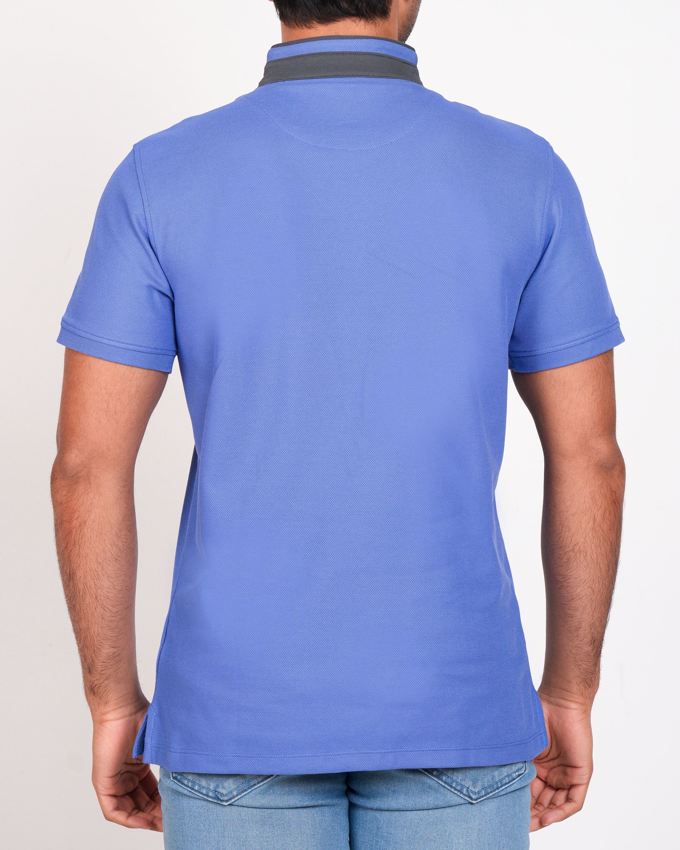 Polo Pique Solid Slim Fit-Merlin