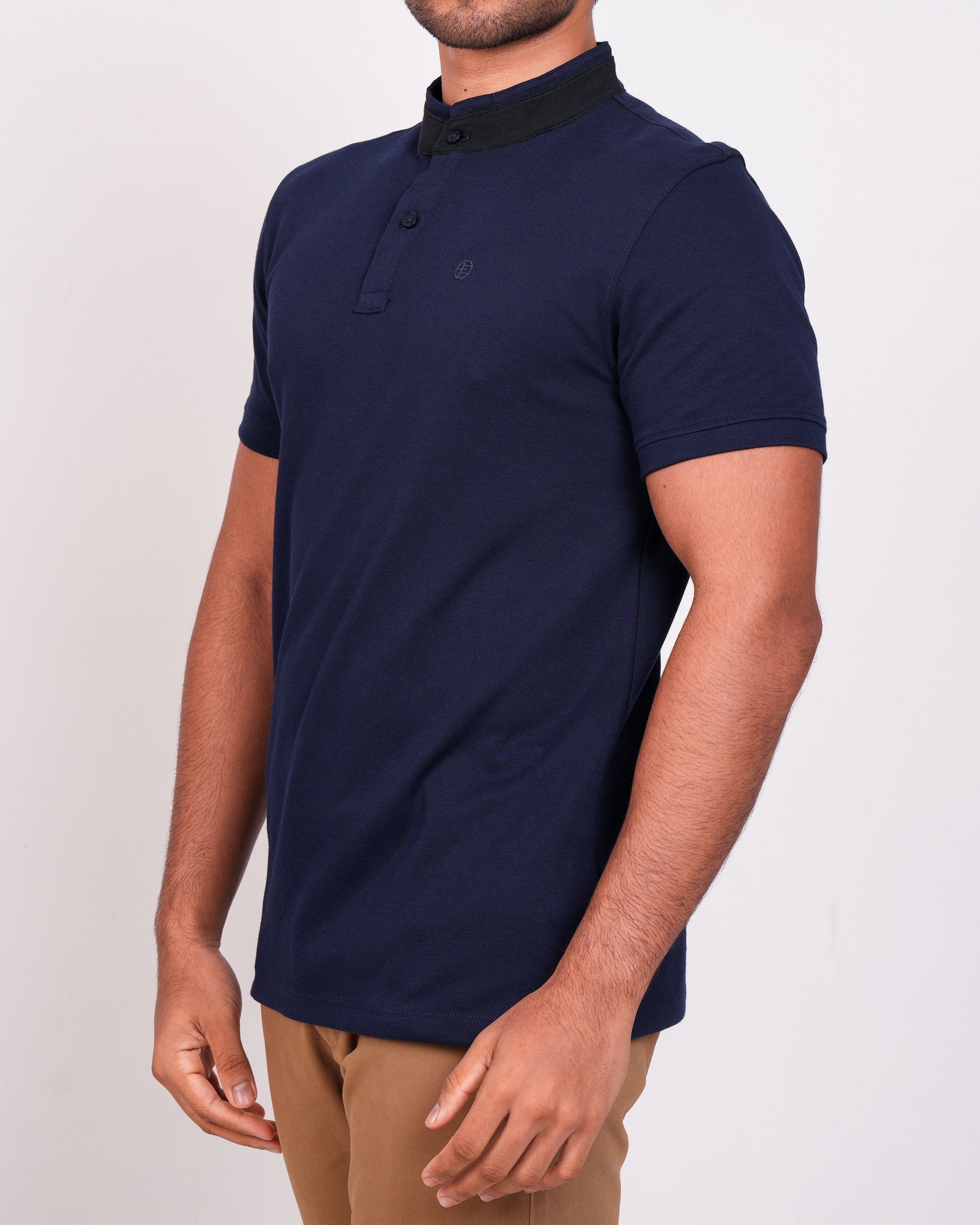 Polo Pique Solid Slim Fit-Princess Blue