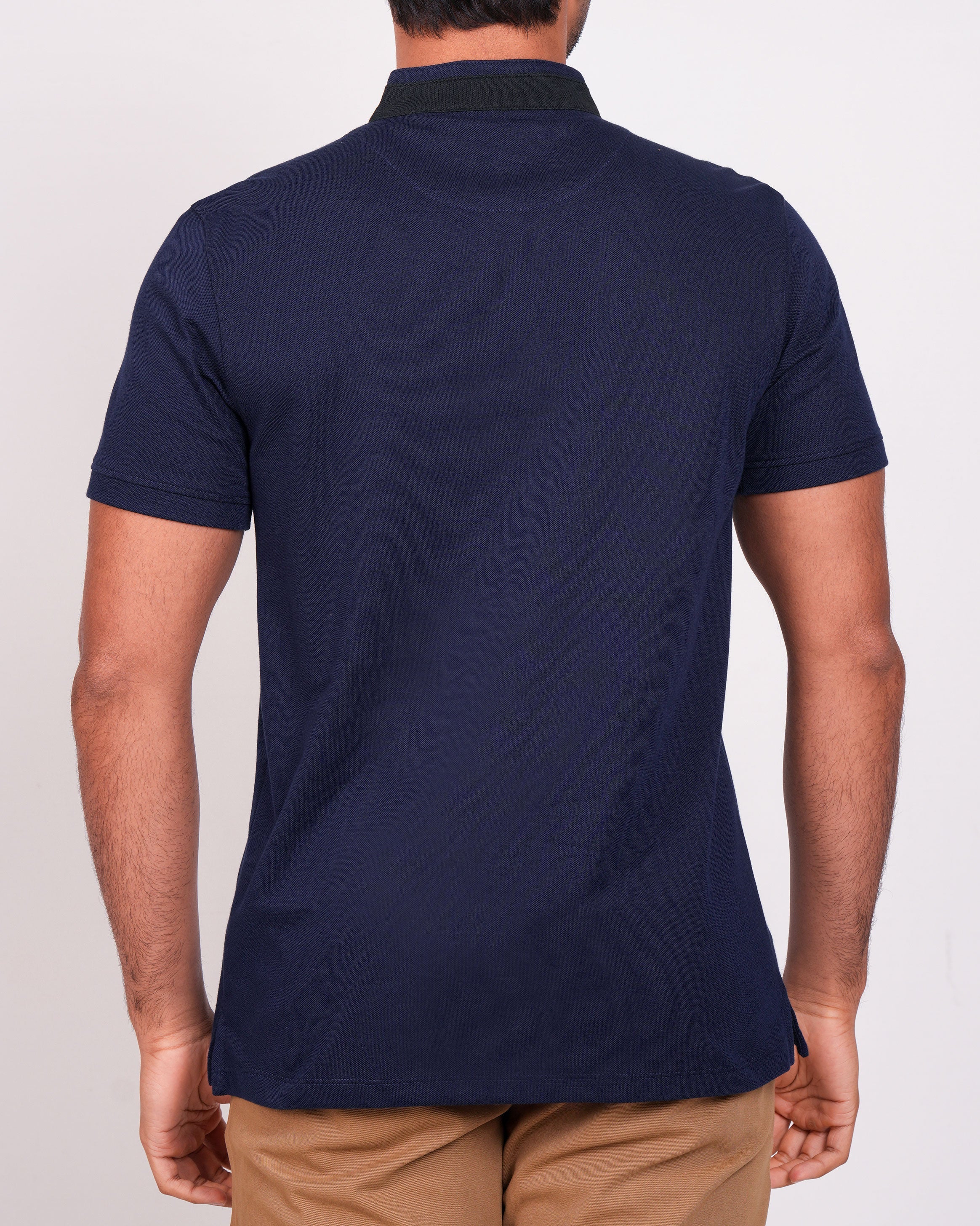 Polo Pique Solid Slim Fit-Princess Blue