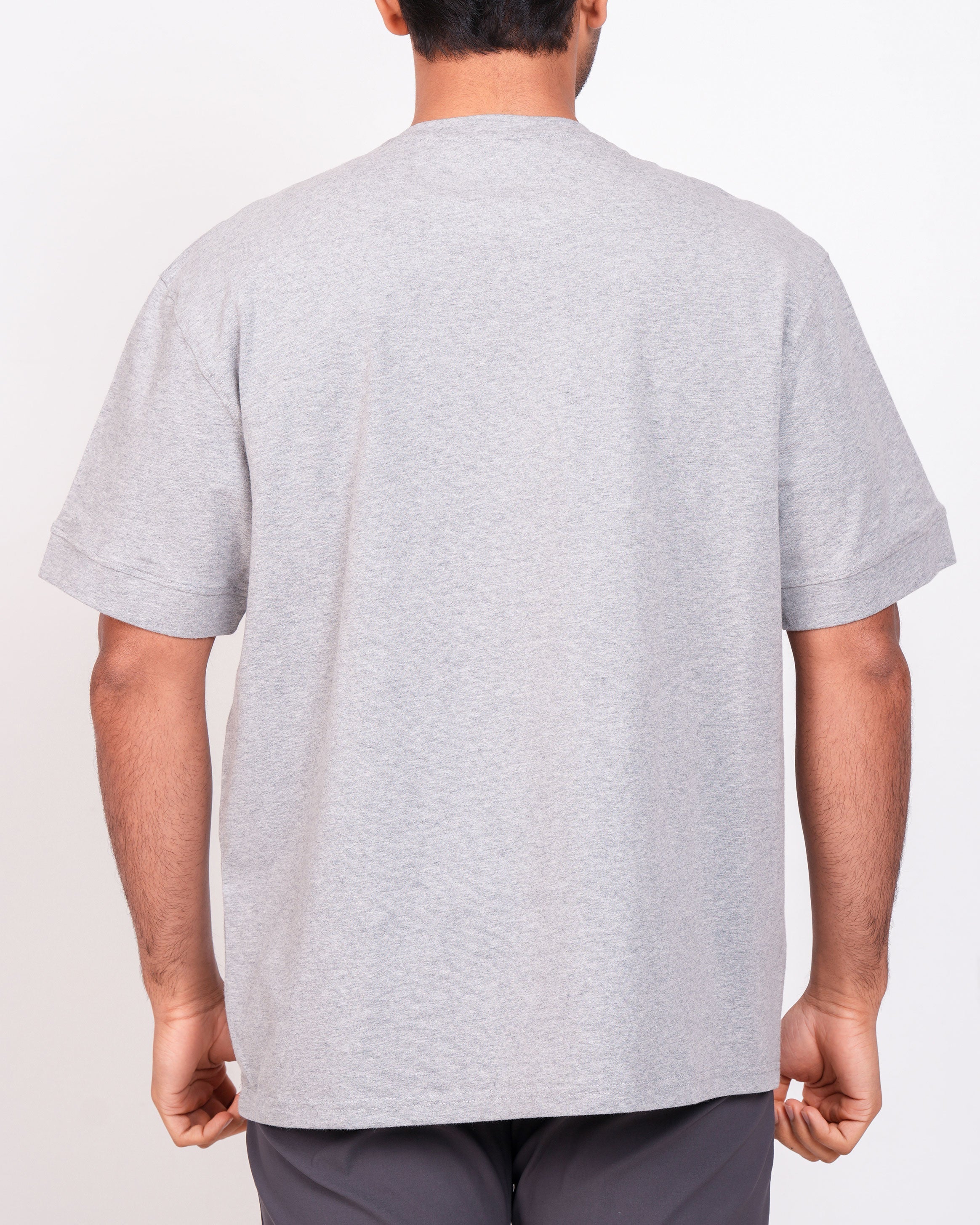 Emerald Oversized Crew Neck Tee-High Rice
