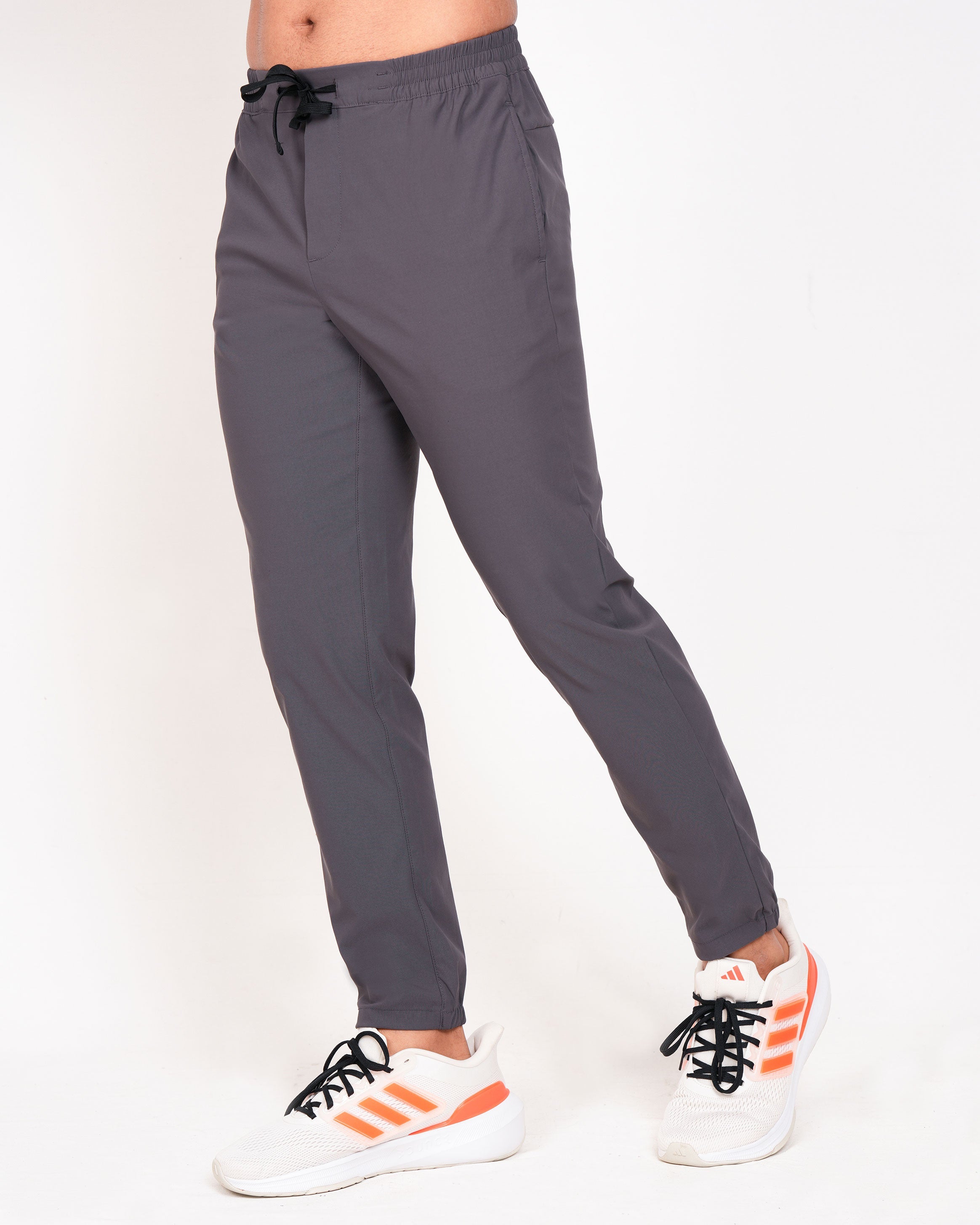 Emerald Utilitech Jogger Plain Slim Fit-Steel Grey