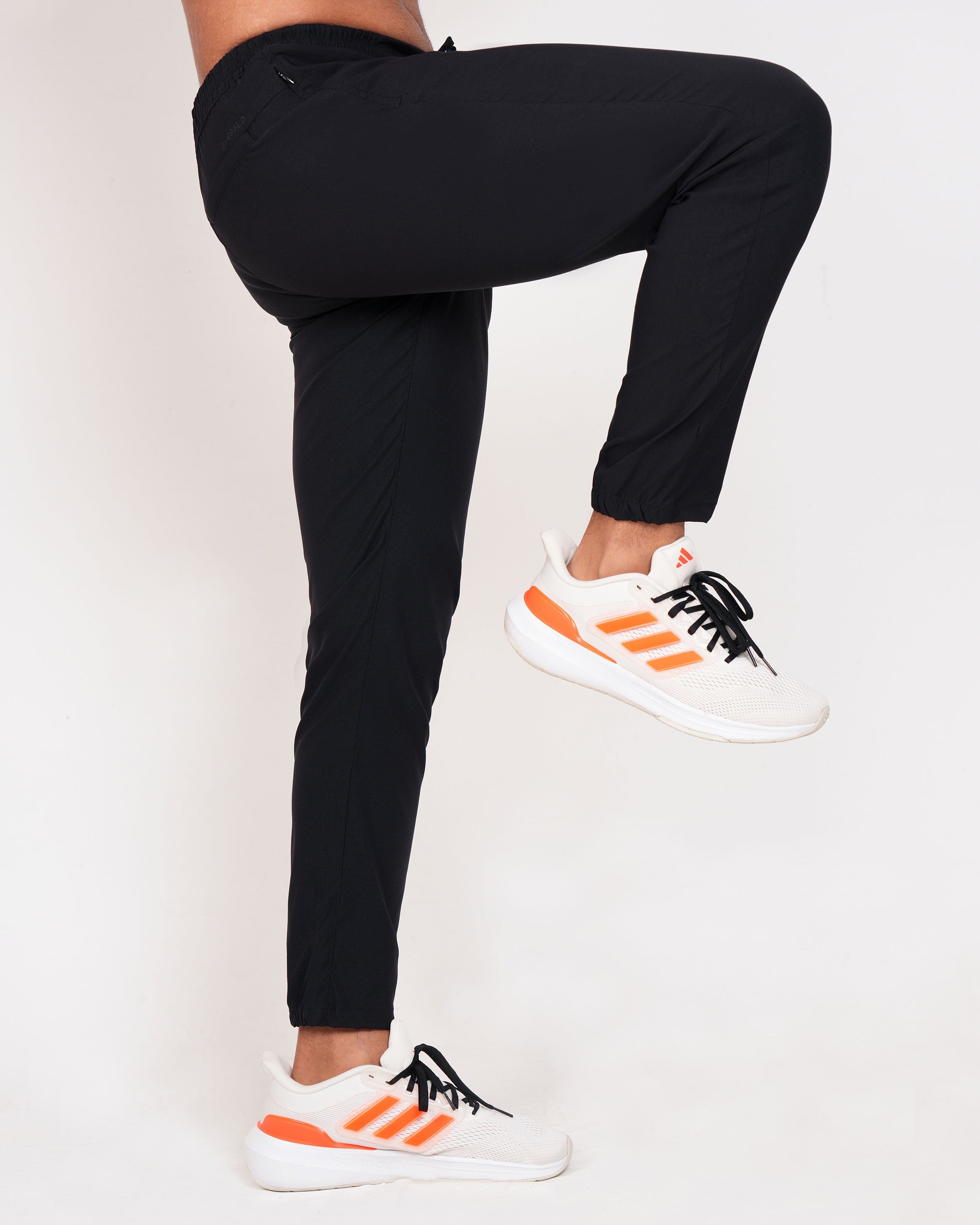 Emerald Utilitech Jogger Plain Slim Fit-Black