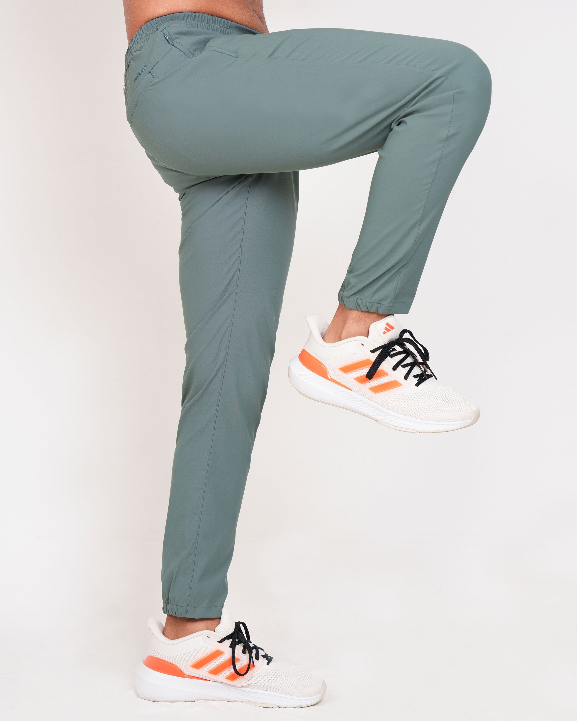 Emerald Utilitech Jogger Plain Slim Fit-Evergreen