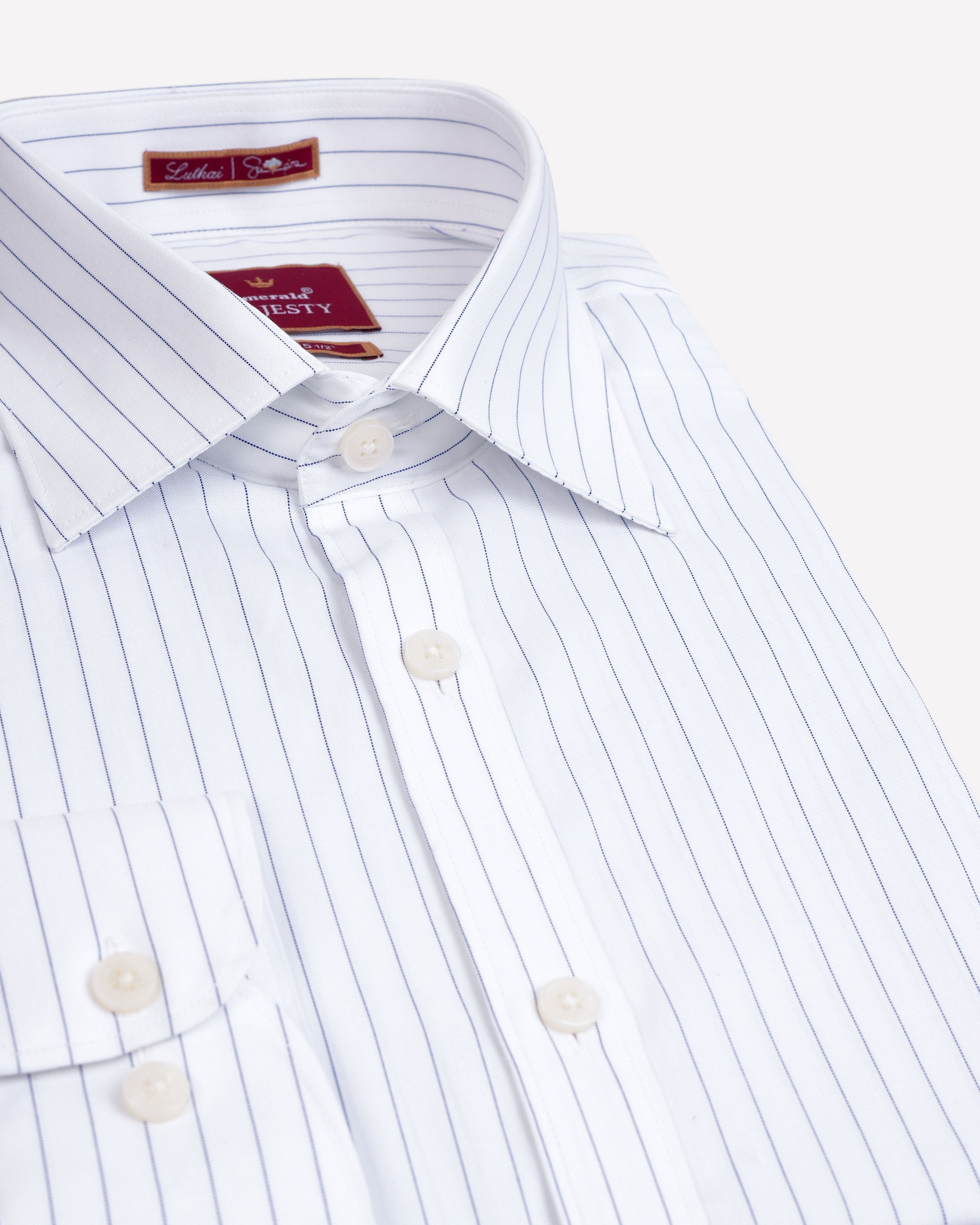 Emerald Majesty Stripe Slim Fit-Insignia Blue