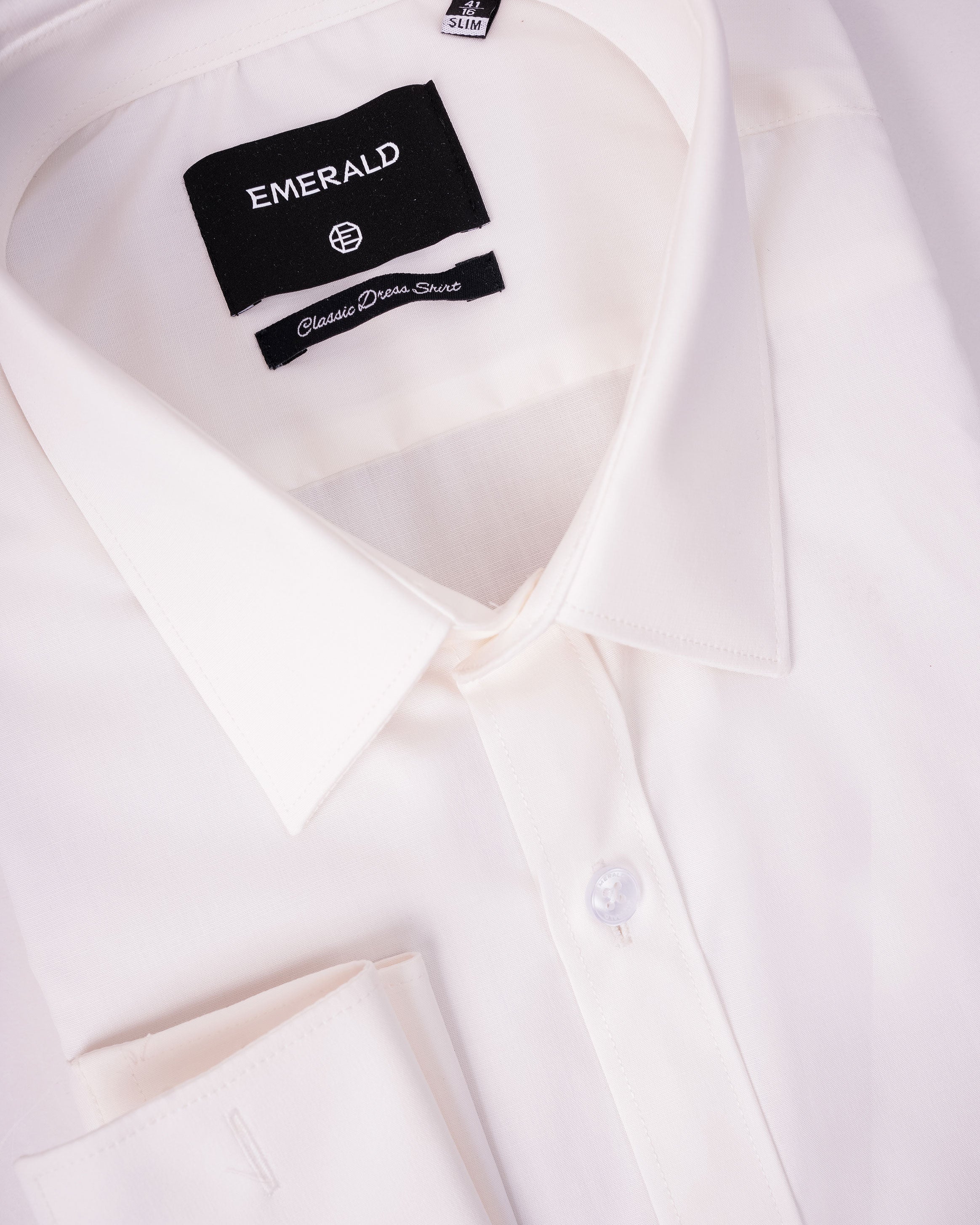 Emerald Formal Plain Slim Fit - Vanilla
