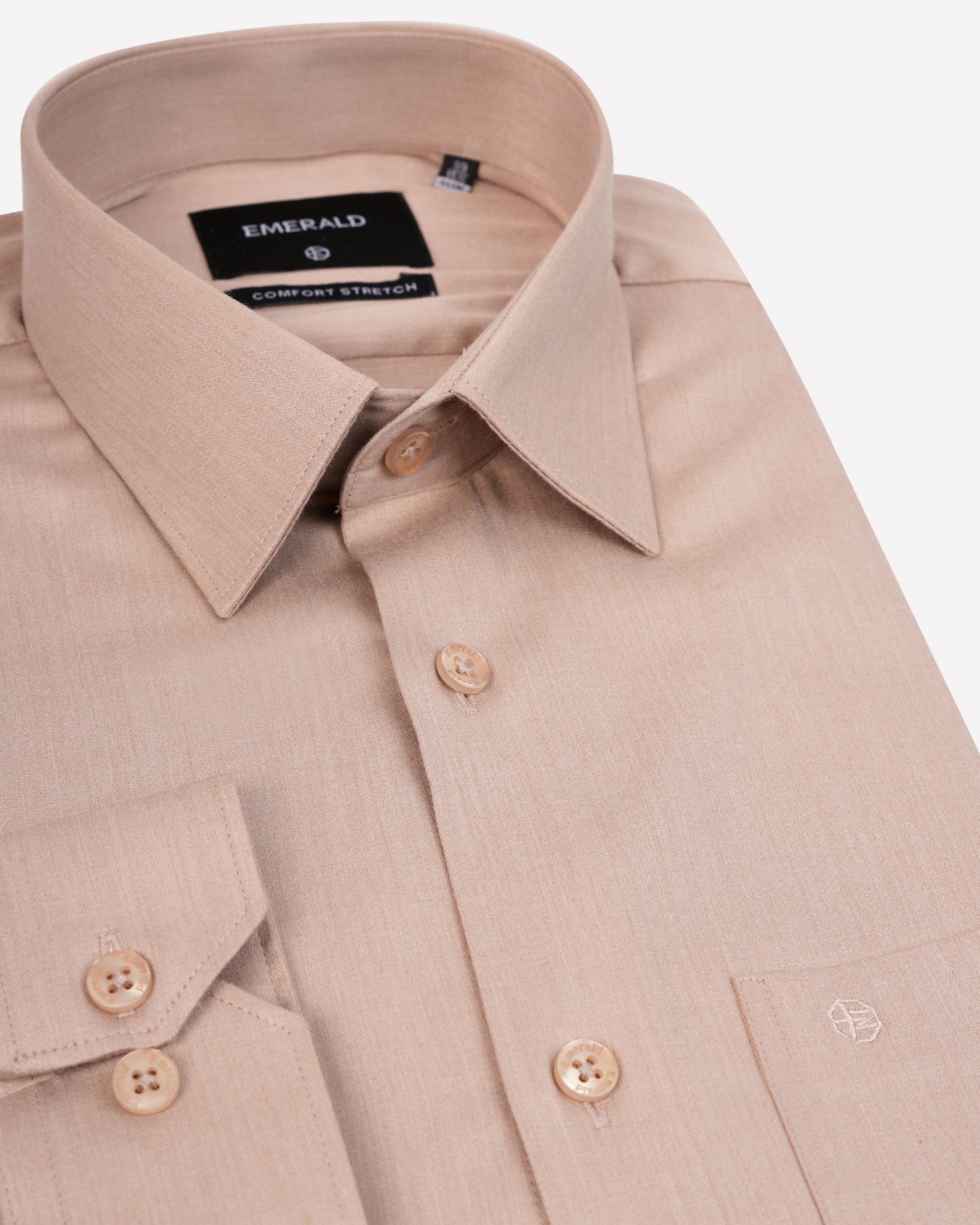 Emerald Formal Plain Slim Fit-Yellow Sauterne