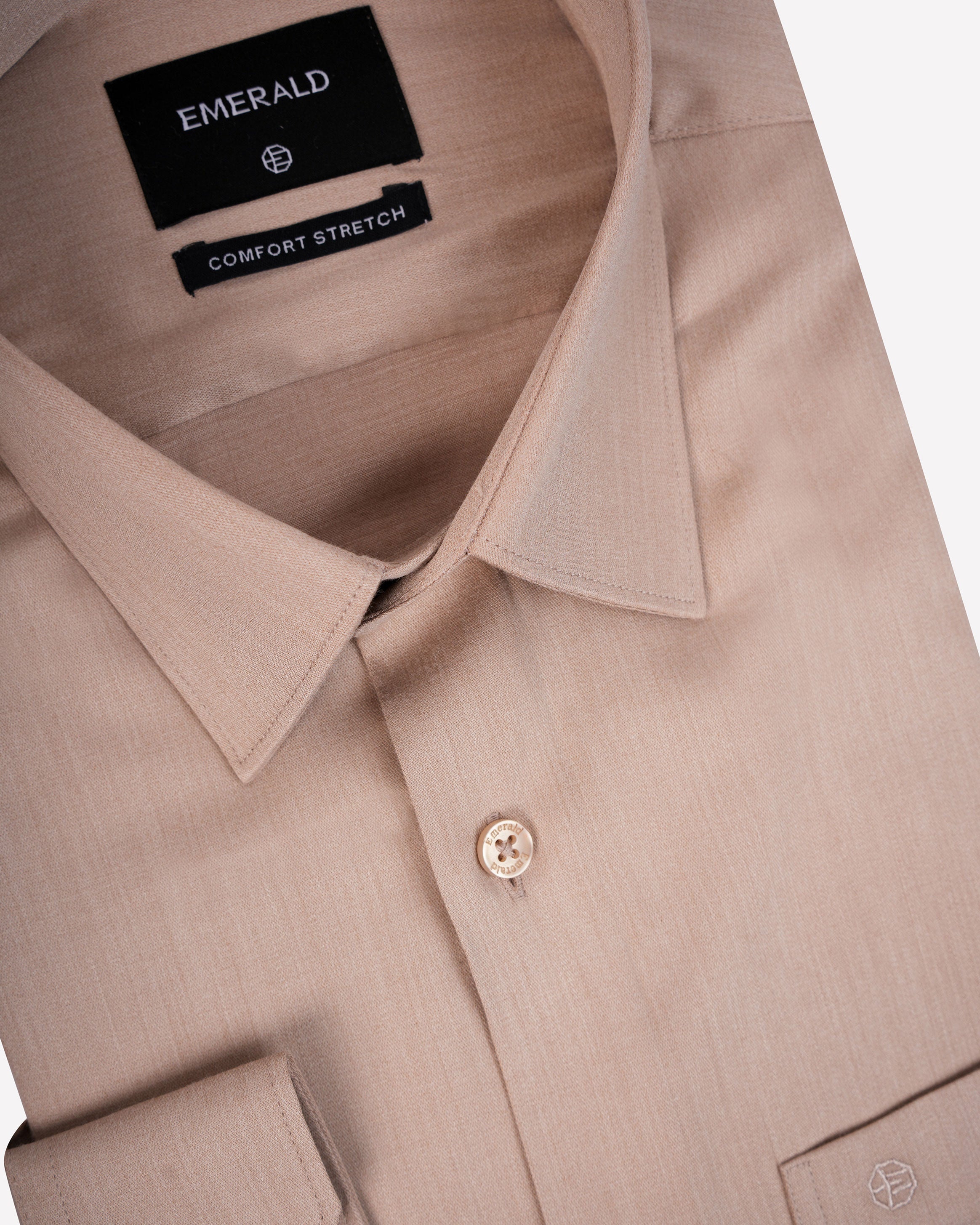 Emerald Formal Plain Slim Fit-Yellow Sauterne