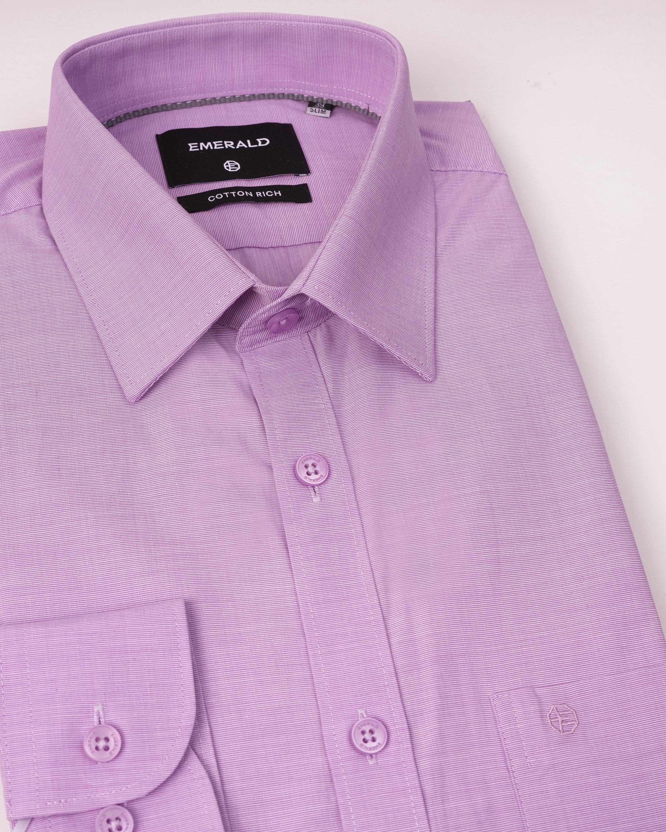 Emerald Corporate Fil-A-Fil Slim Fit - Purple