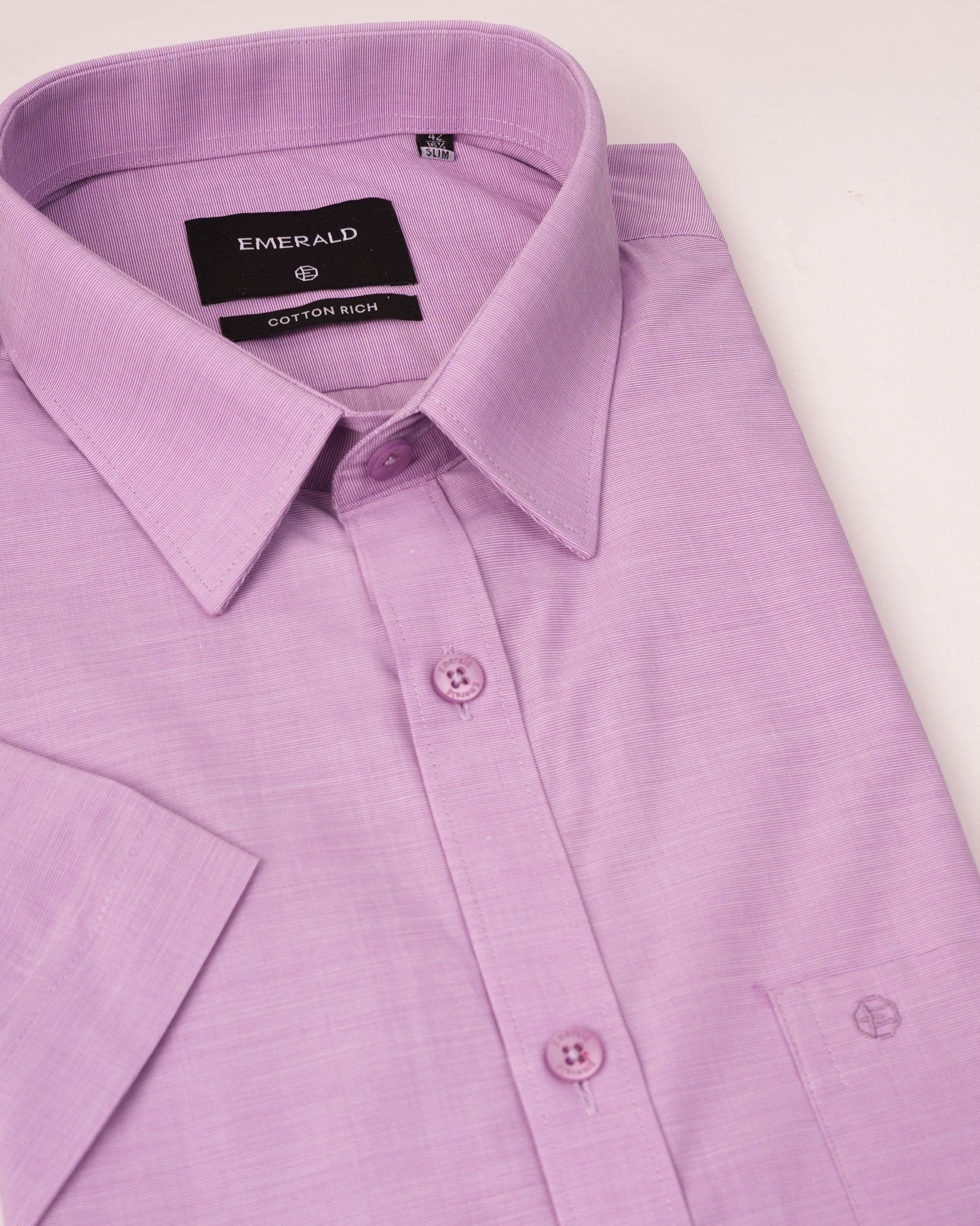 Emerald Formal Fil-A-Fil Slim Fit - Lavender Frost