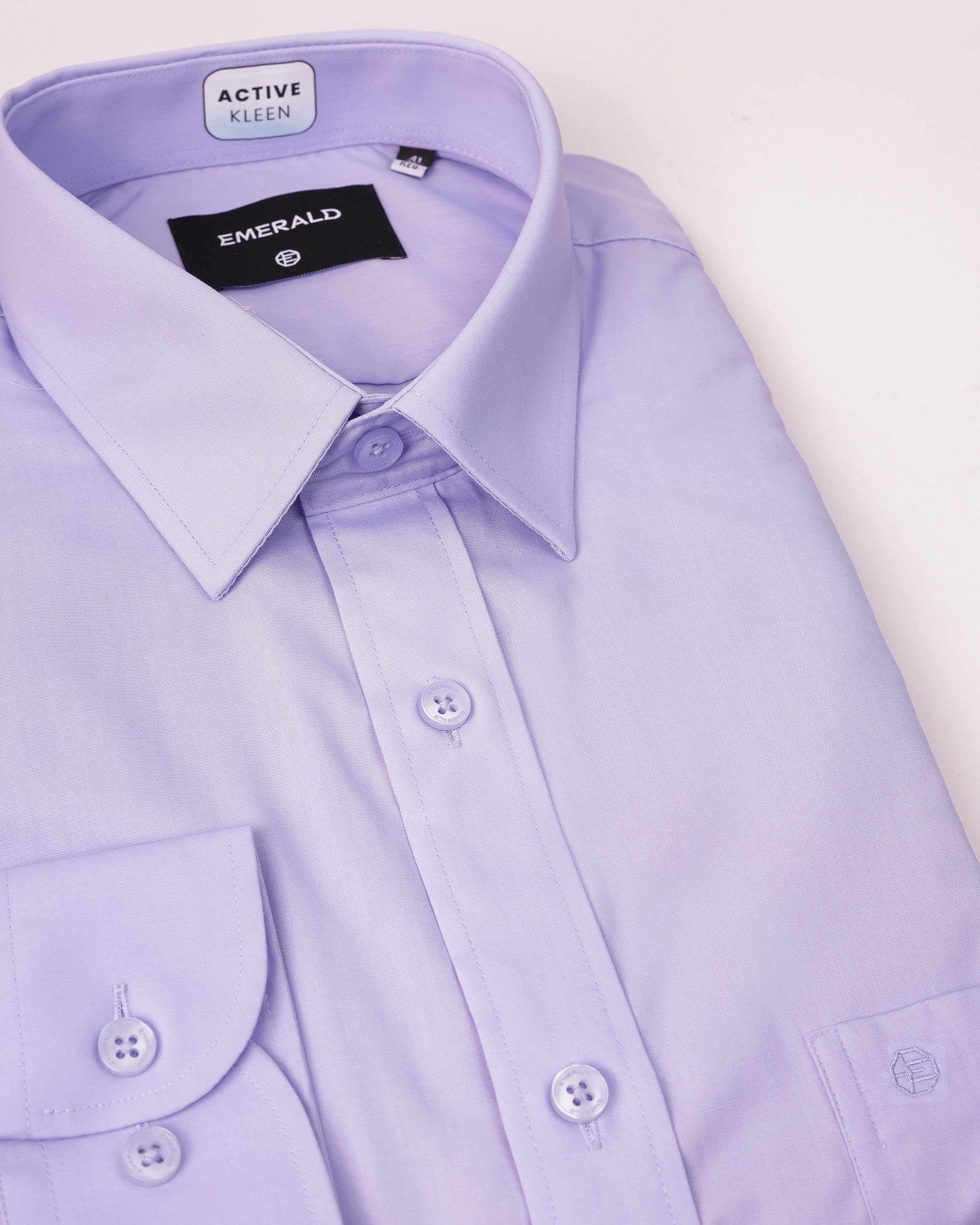 Emerald Corporate Plain Regular Fit - Lavender