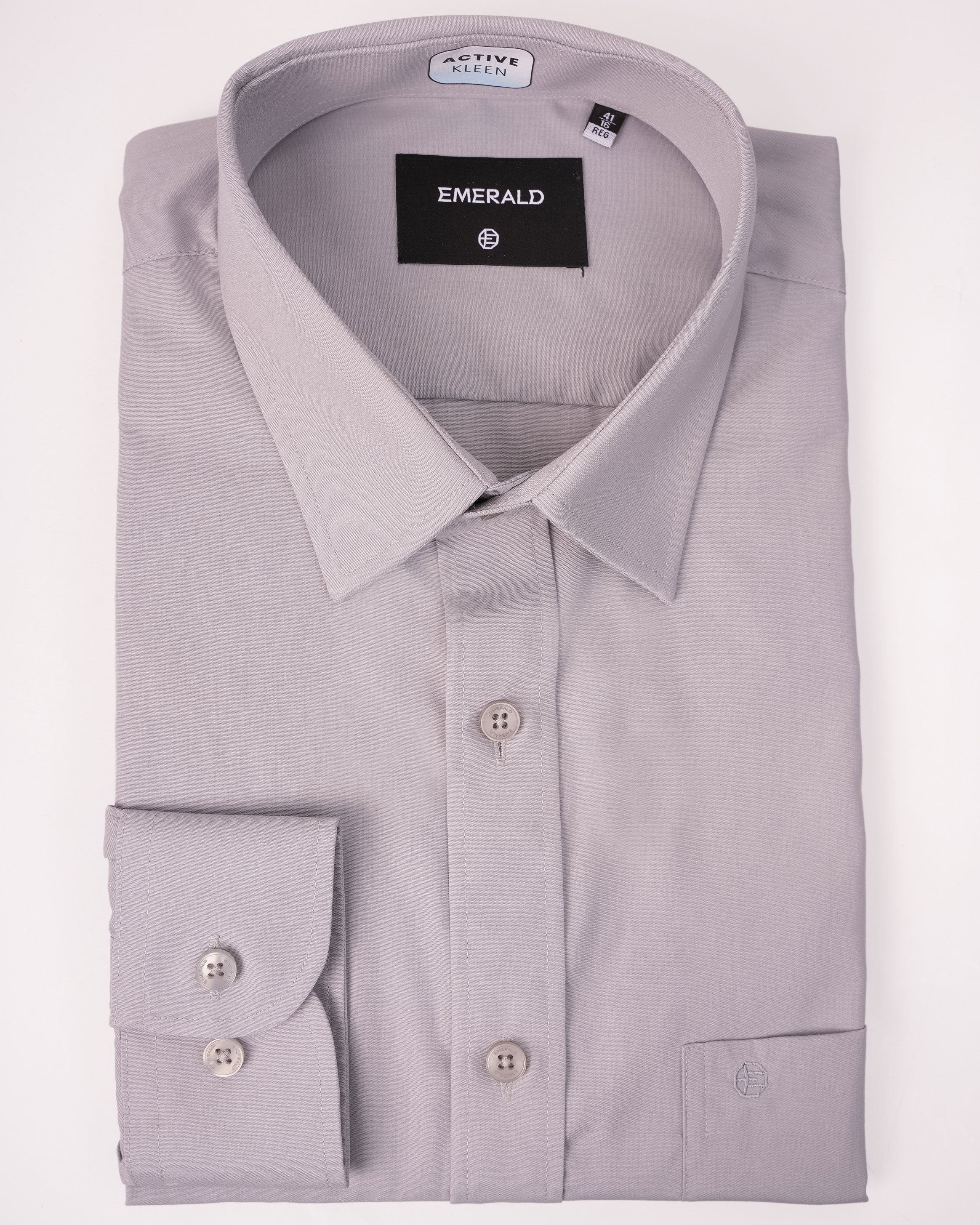 Emerald Corporate Plain Regular Fit - White Swan