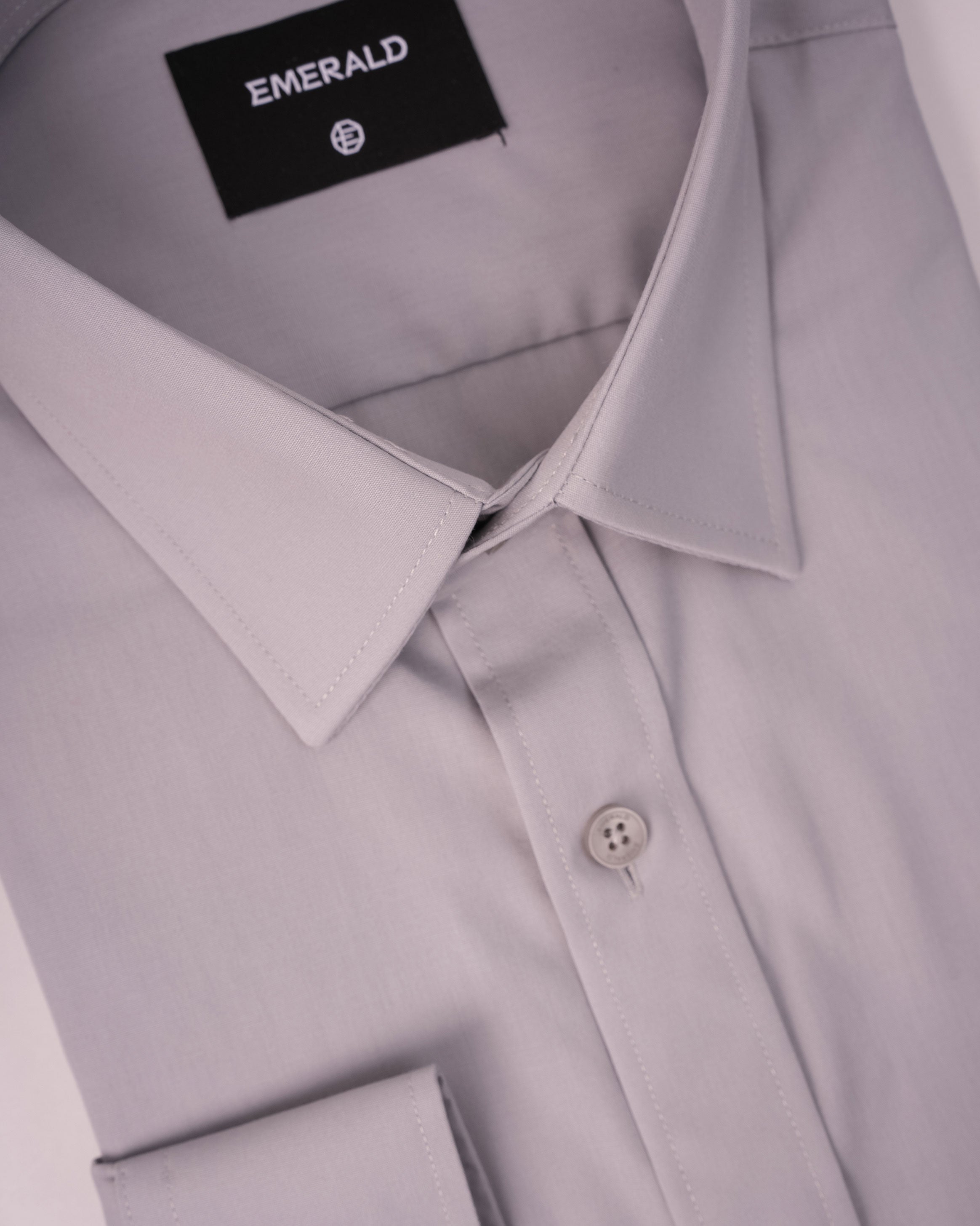 Emerald Corporate Plain Regular Fit - White Swan