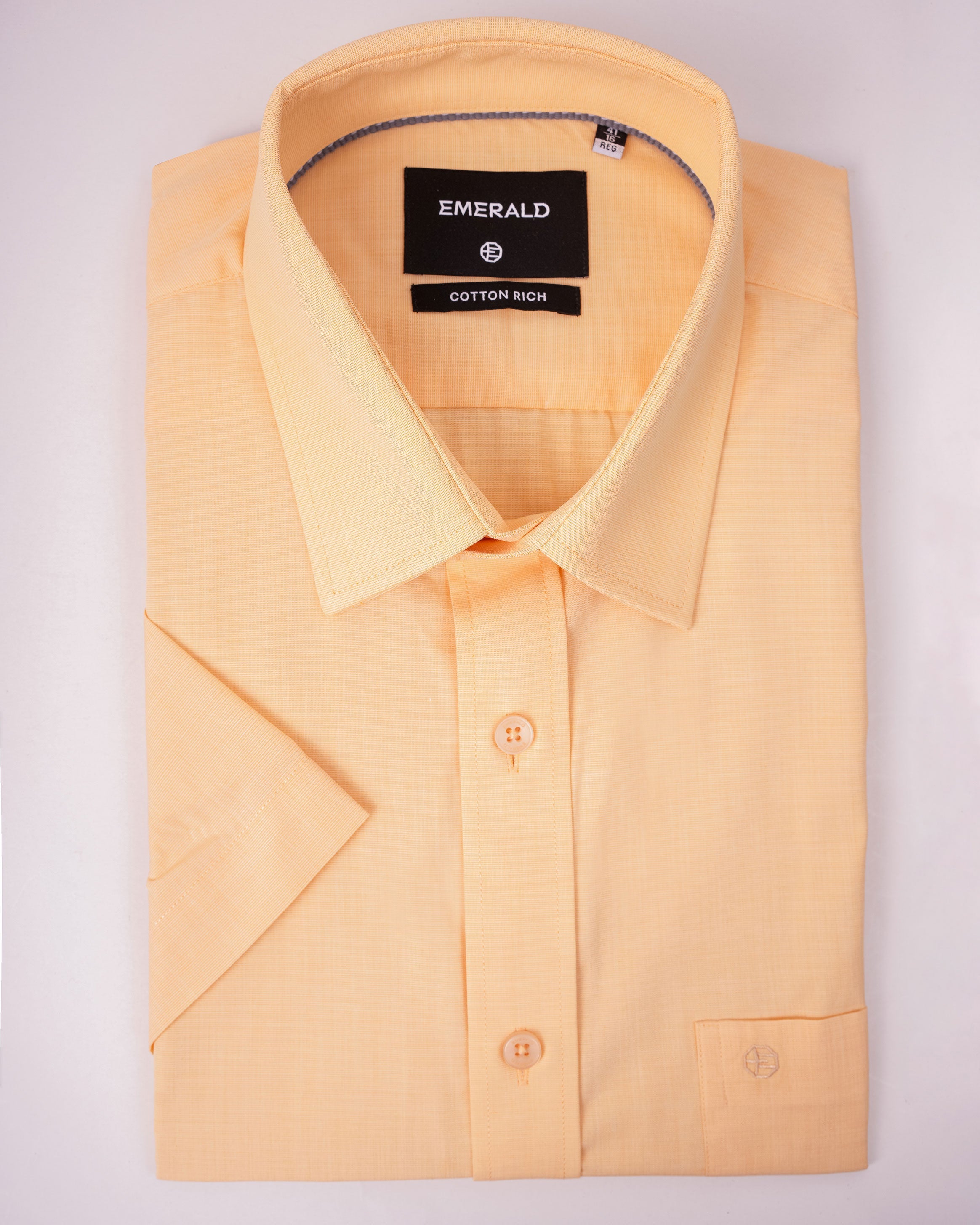 Emerald Corporate Fil-A-Fil Regular Fit - Mustard