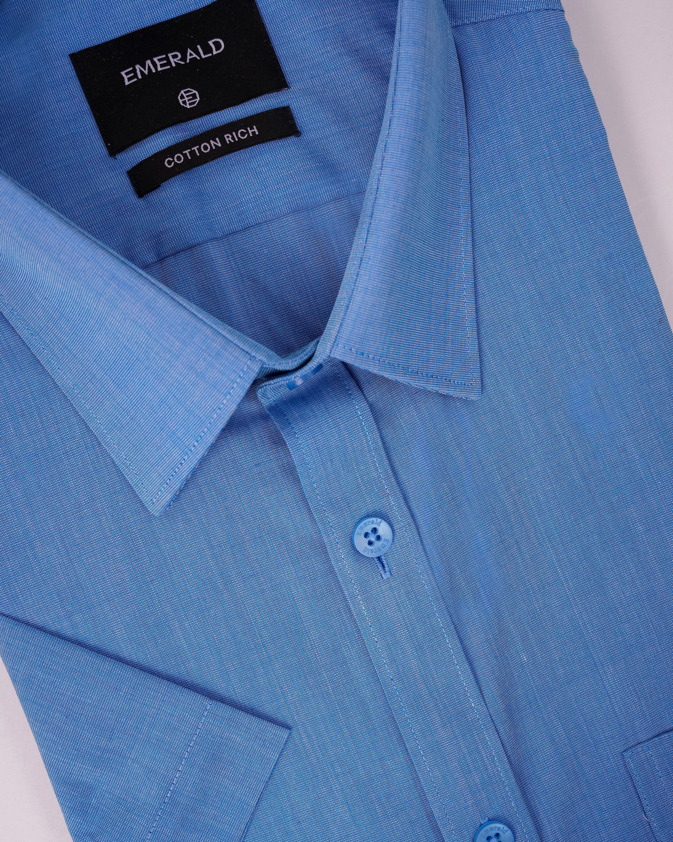 Emerald Formal Fil-A-Fil Slim Fit - Princess Blue