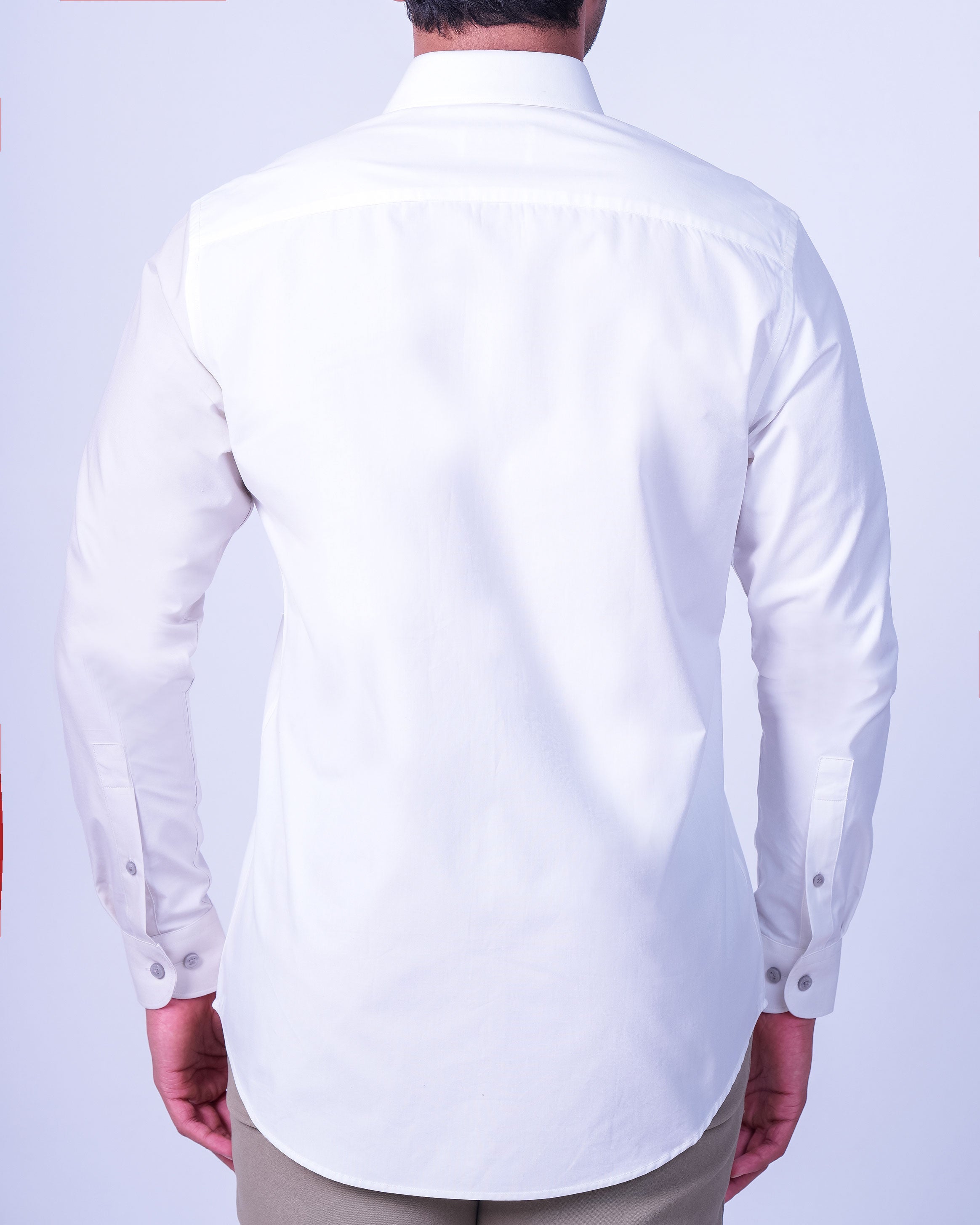 Emerald Casual Plain Regular Fit - Marshmallow
