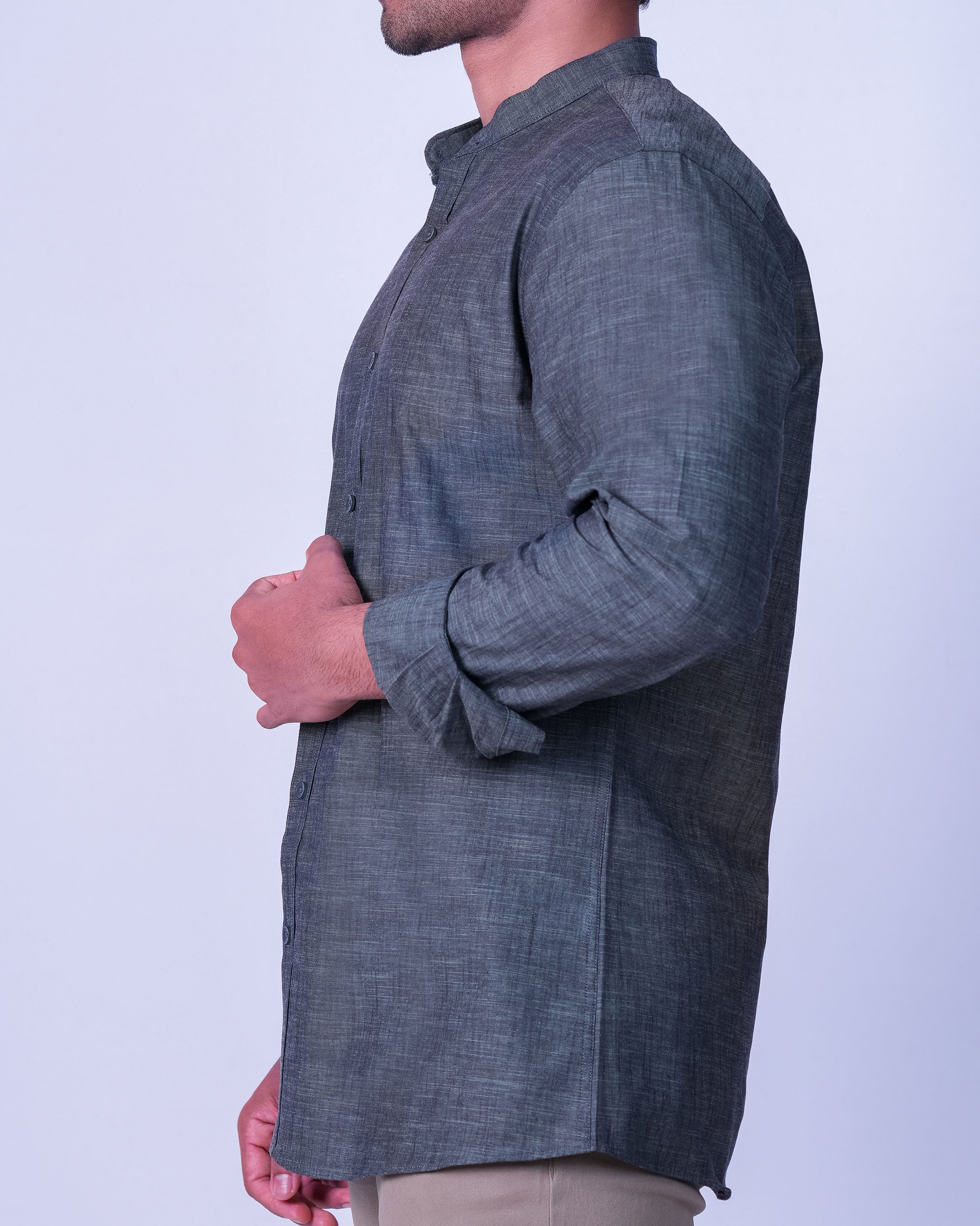 Emerald Casual Plain Slim Fit - Green Gables