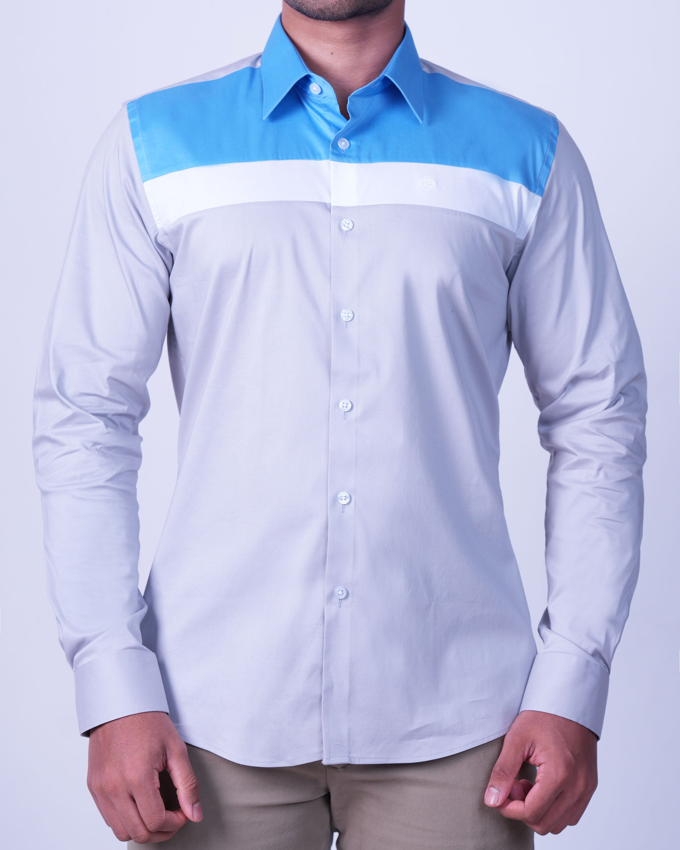 Emerald Casual Plain Slim Fit - Cloud Burst