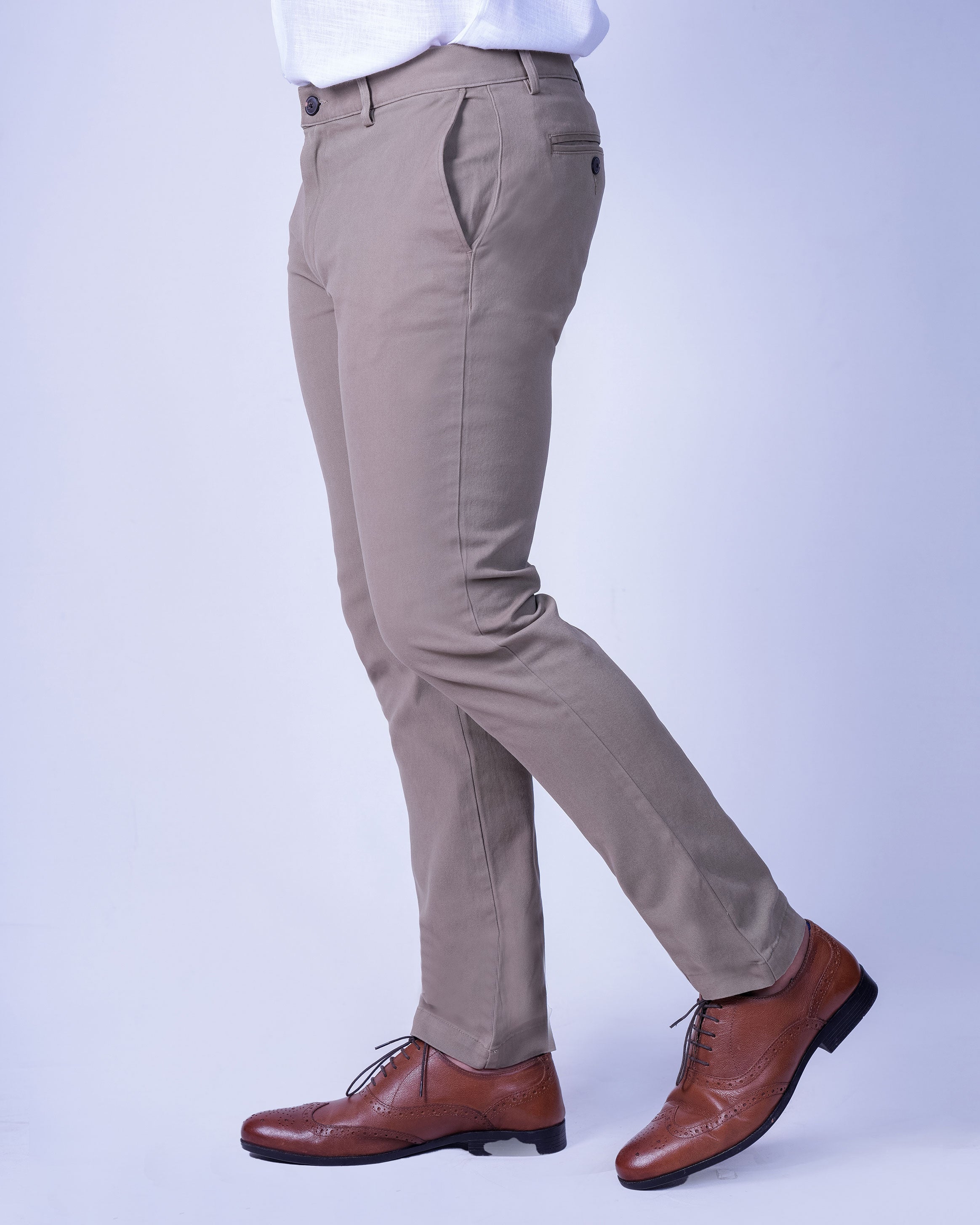 Emerald Chino Z - Tobacco Brown