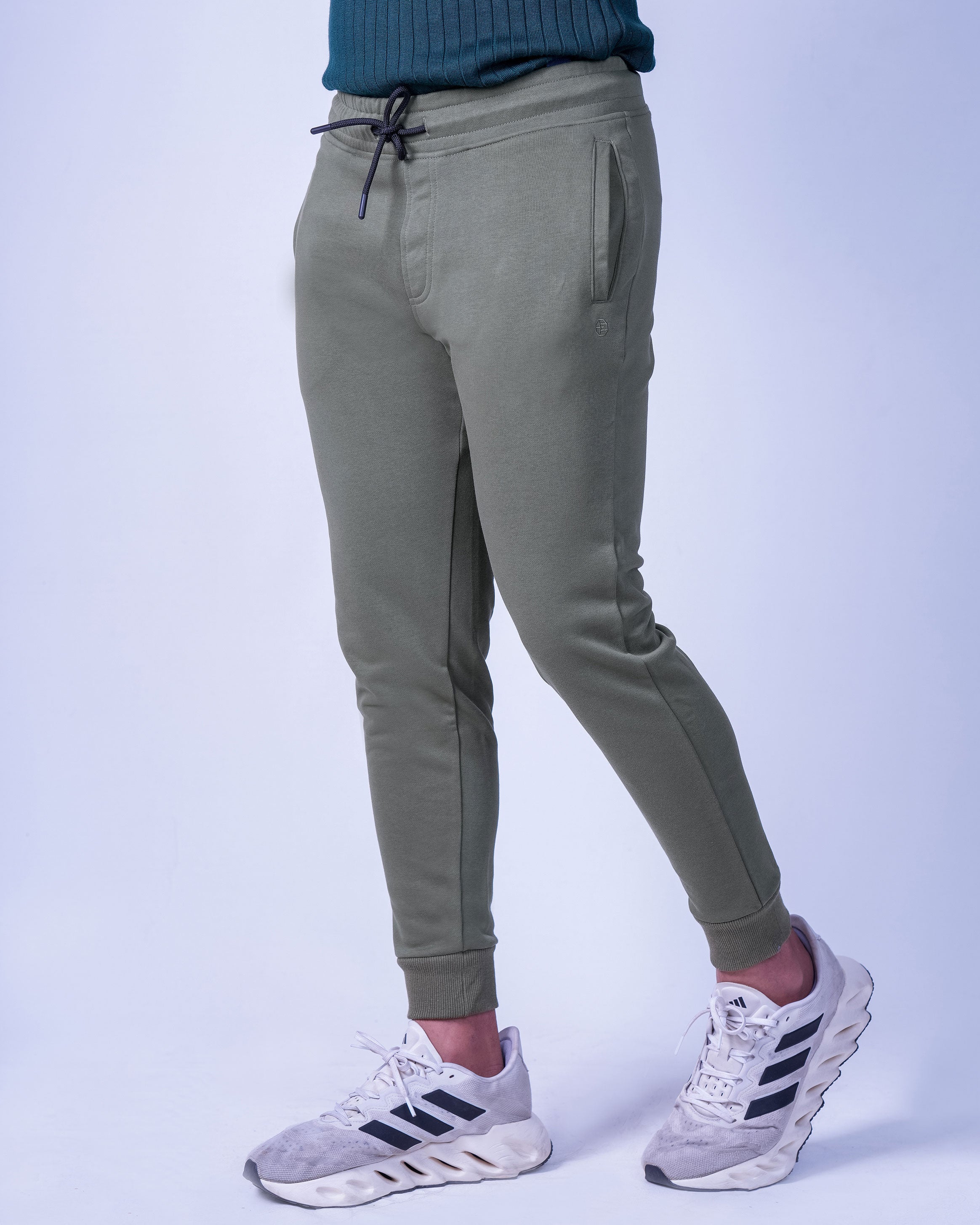 Emerald Jogger Plain Slim Fit - Olive