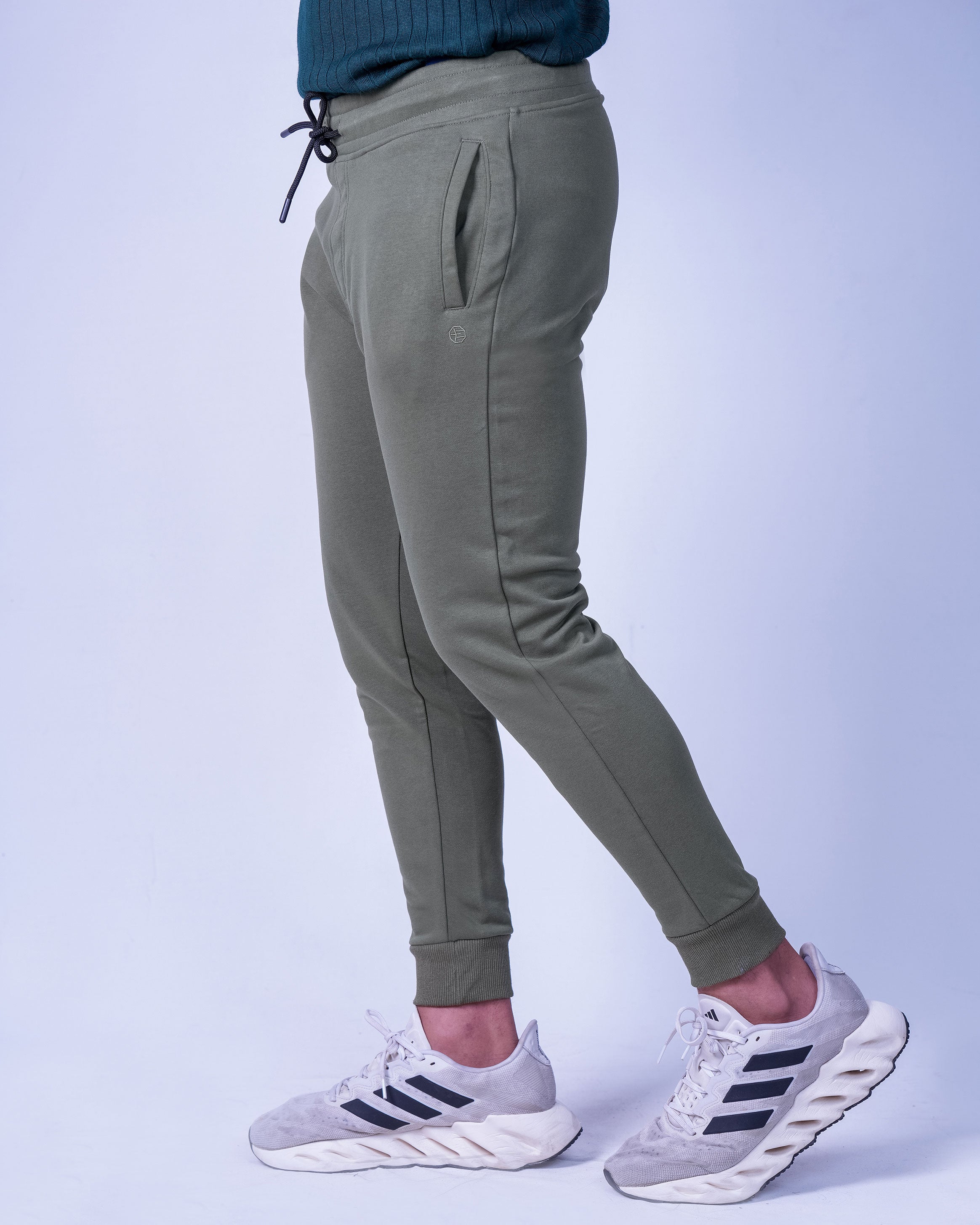 Emerald Jogger Plain Slim Fit - Olive