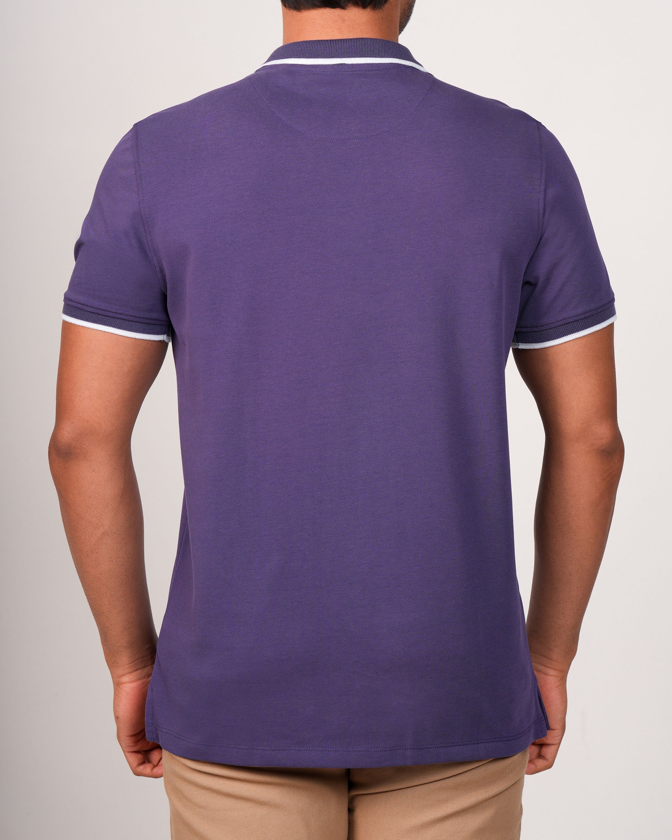 Emerald Polo Pique Solid Slim Fit-Astral Aura