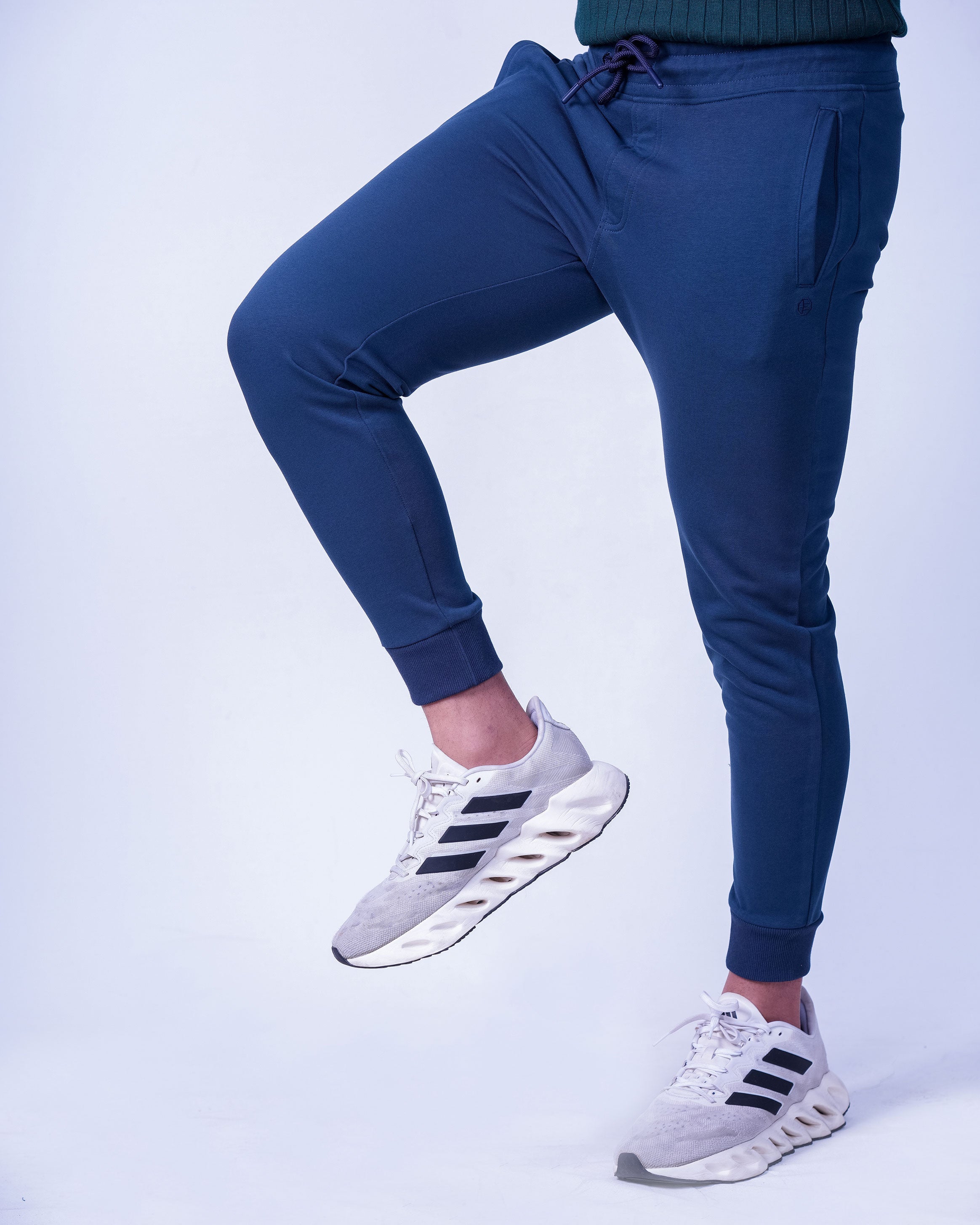 Emerald Jogger Plain Slim Fit - Dark Denim