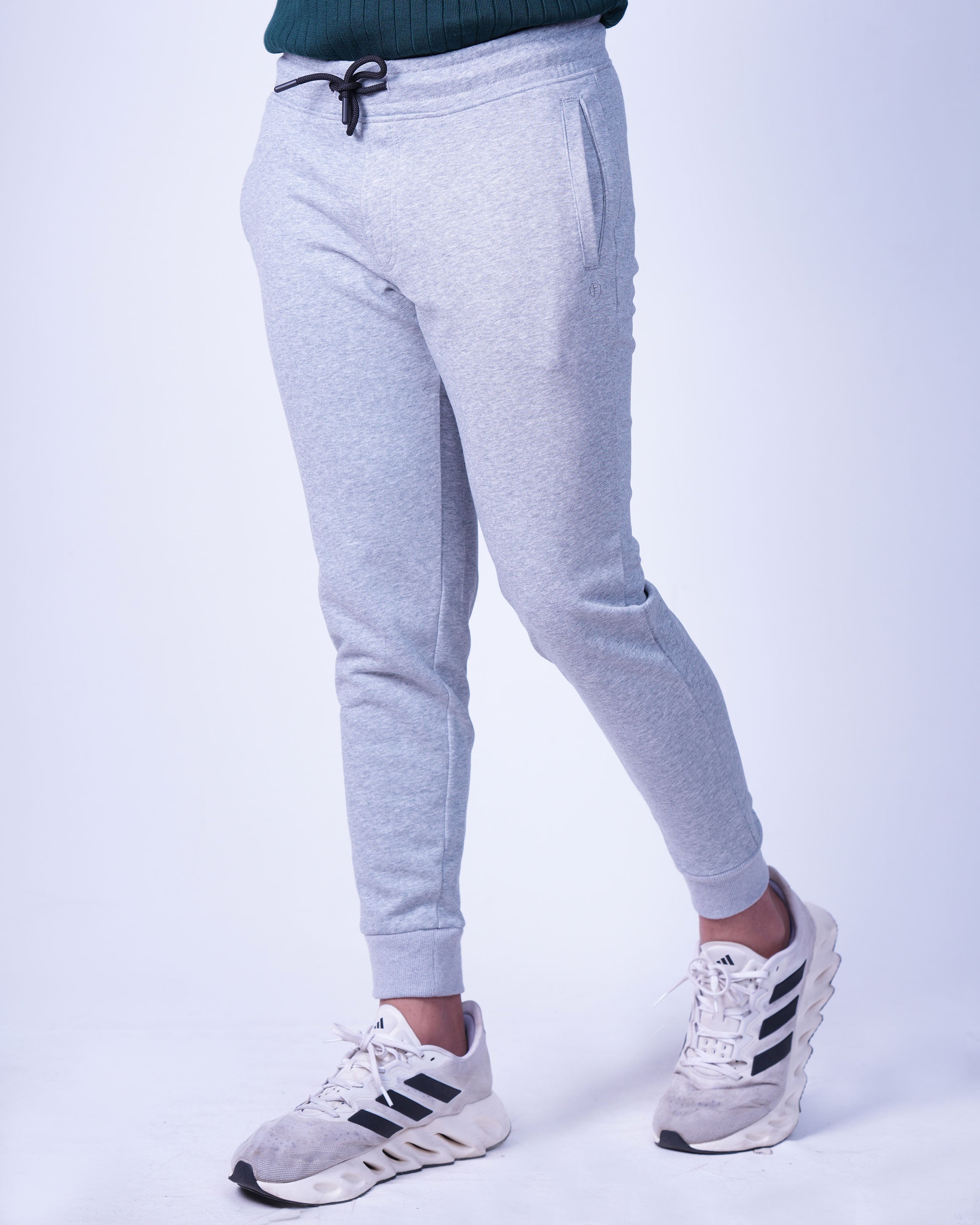 Emerald Jogger Plain Slim Fit - Steel Grey