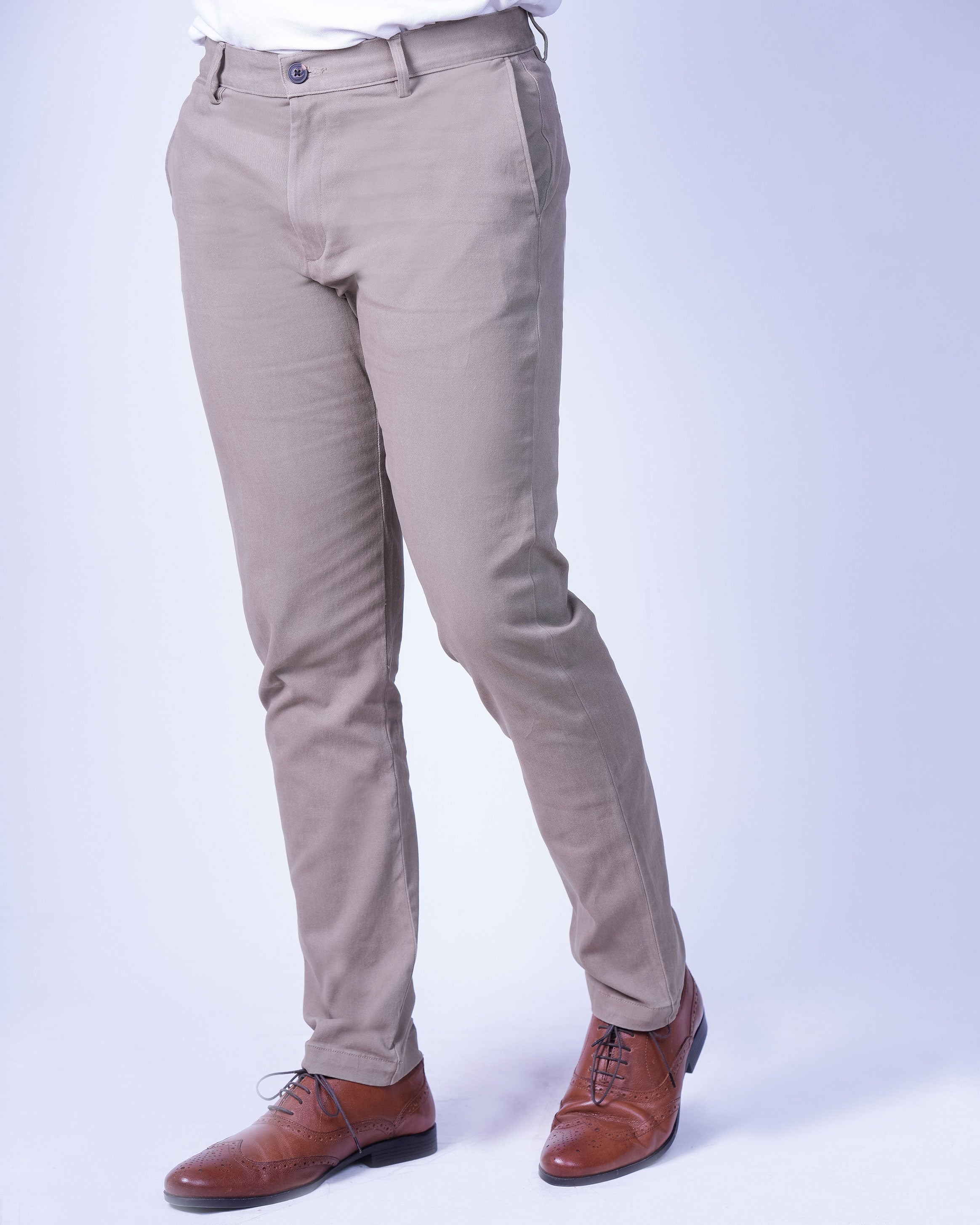 Emerald Chino Z - Brown Tannin