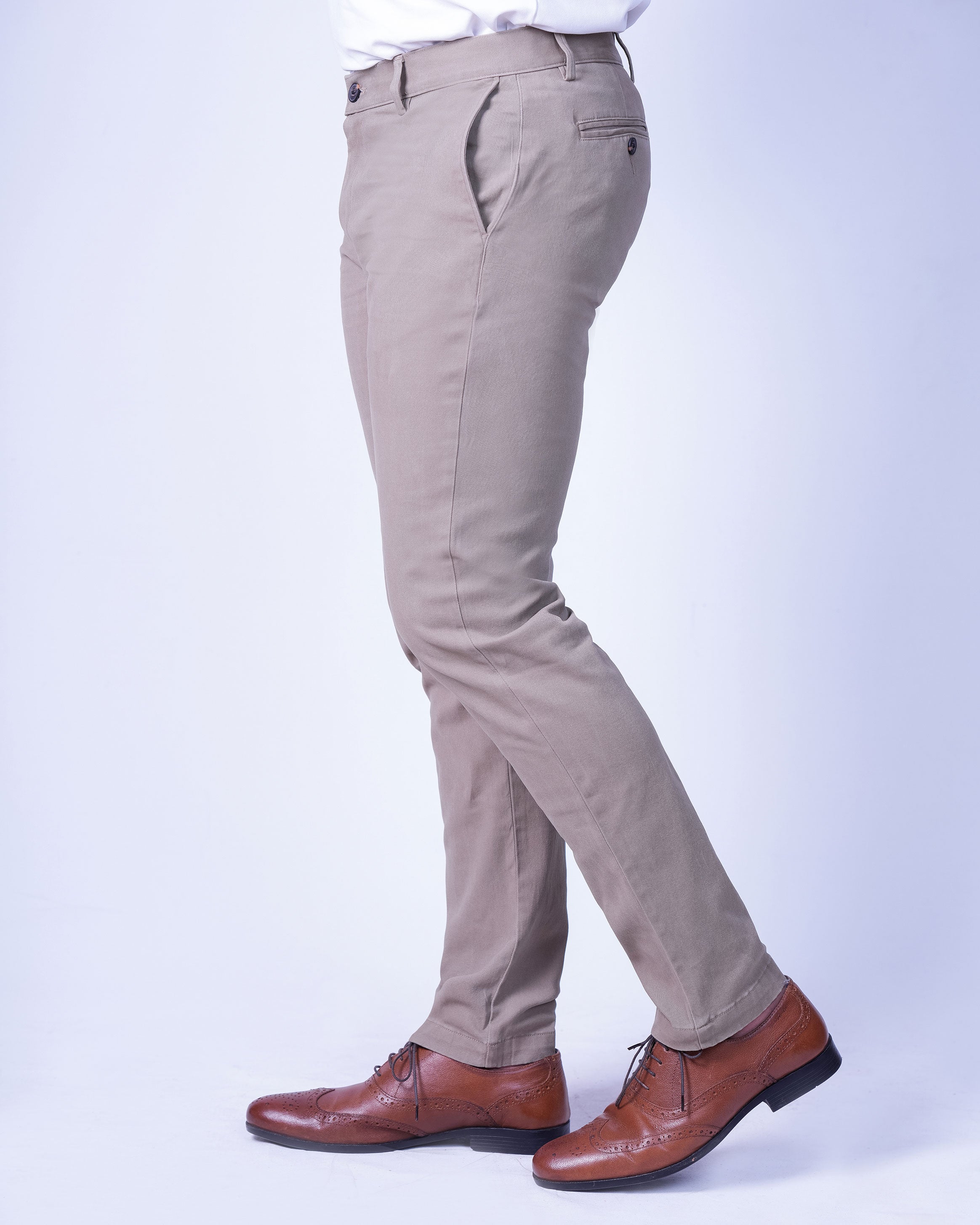 Emerald Chino Z - Brown Tannin