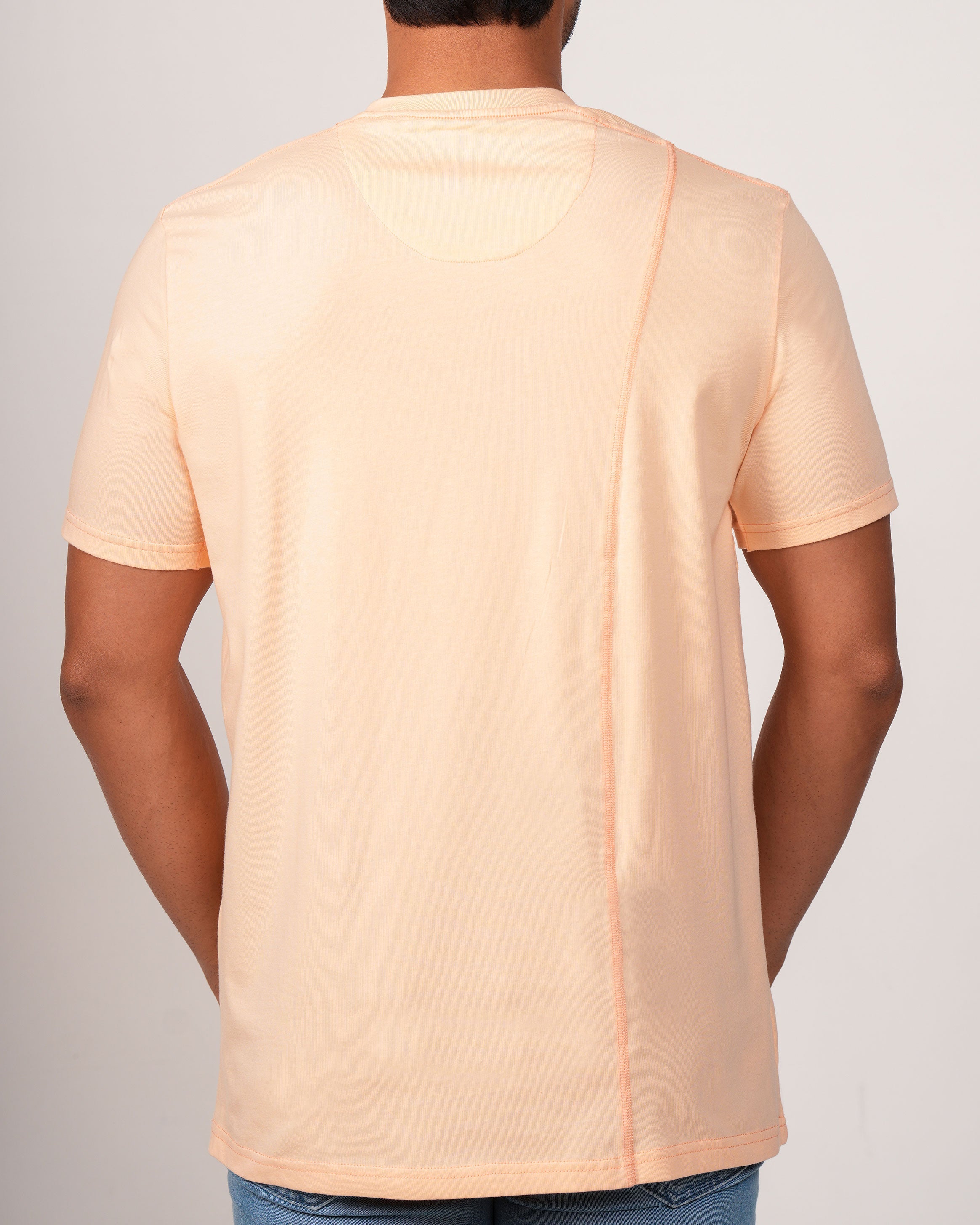 Emerald Crew Neck Slim Fit-Orange Creampuff