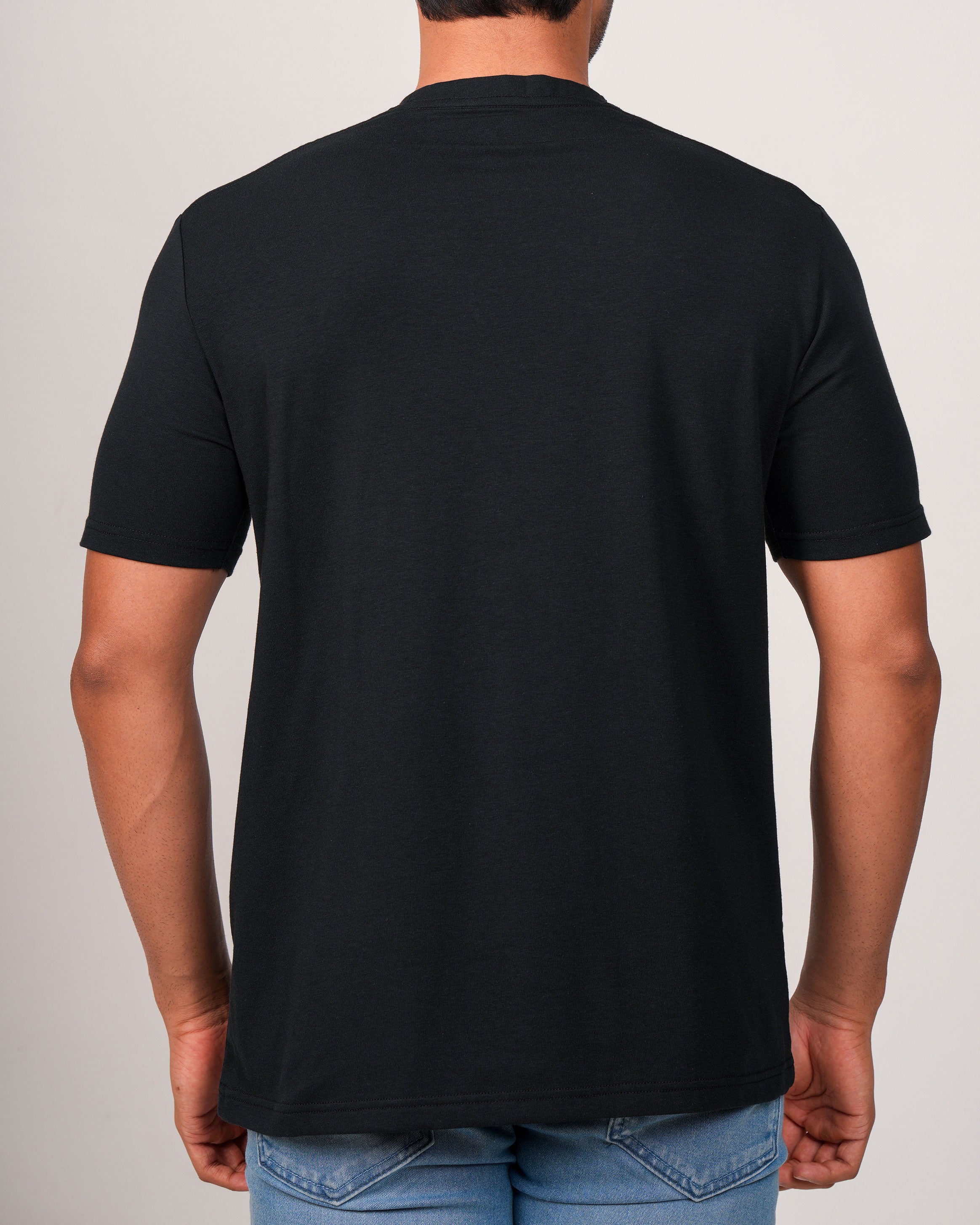 Emerald Crew Neck Plain Slim Fit-Jet Set