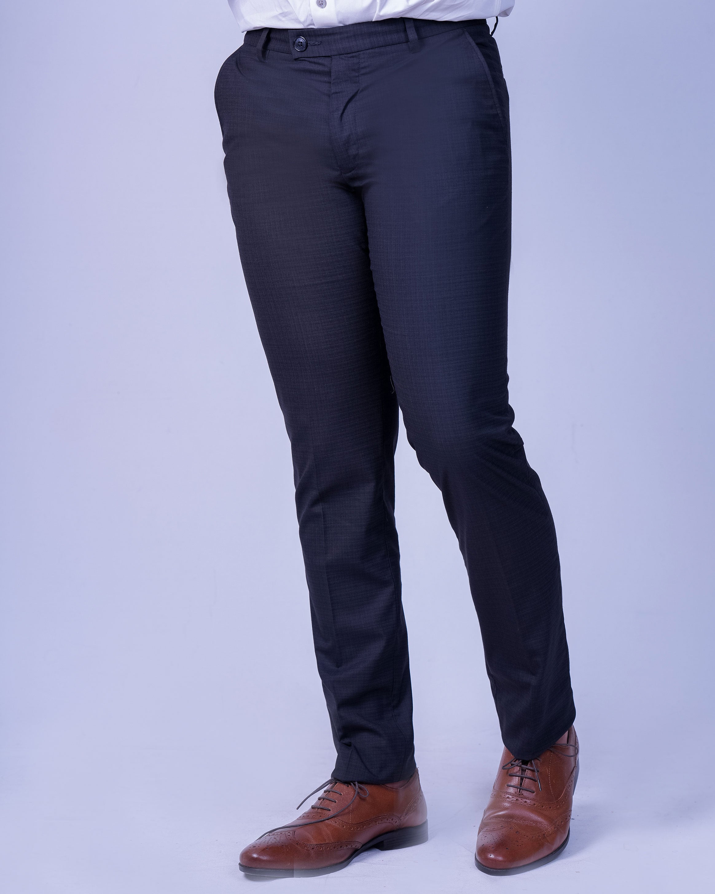 Emerald Formal Trouser Ultra Slim Fit-Black