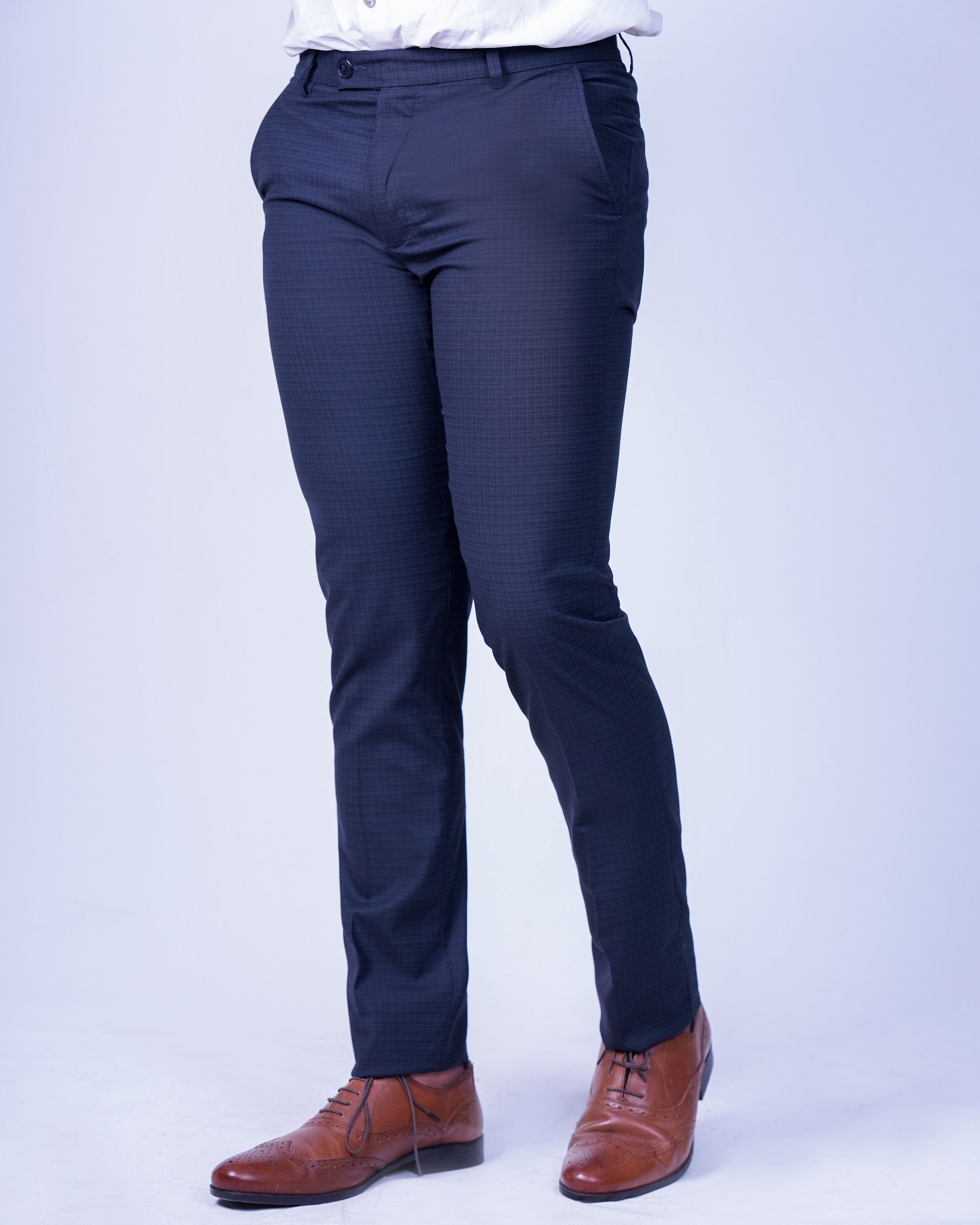 Emerald Formal Trouser Ultra Slim Fit-Navy