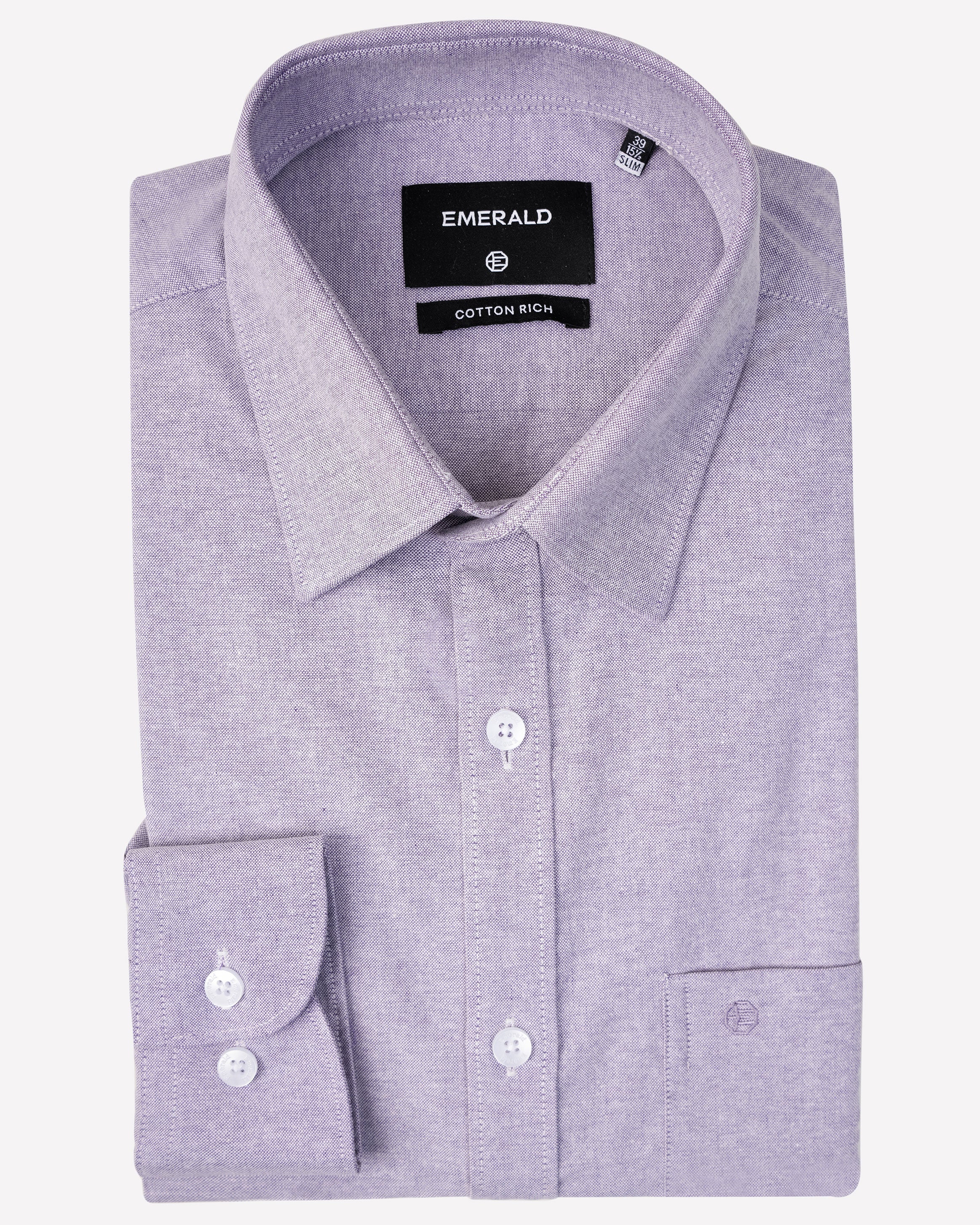 Emerald Formal Plain Slim Fit-True Navy