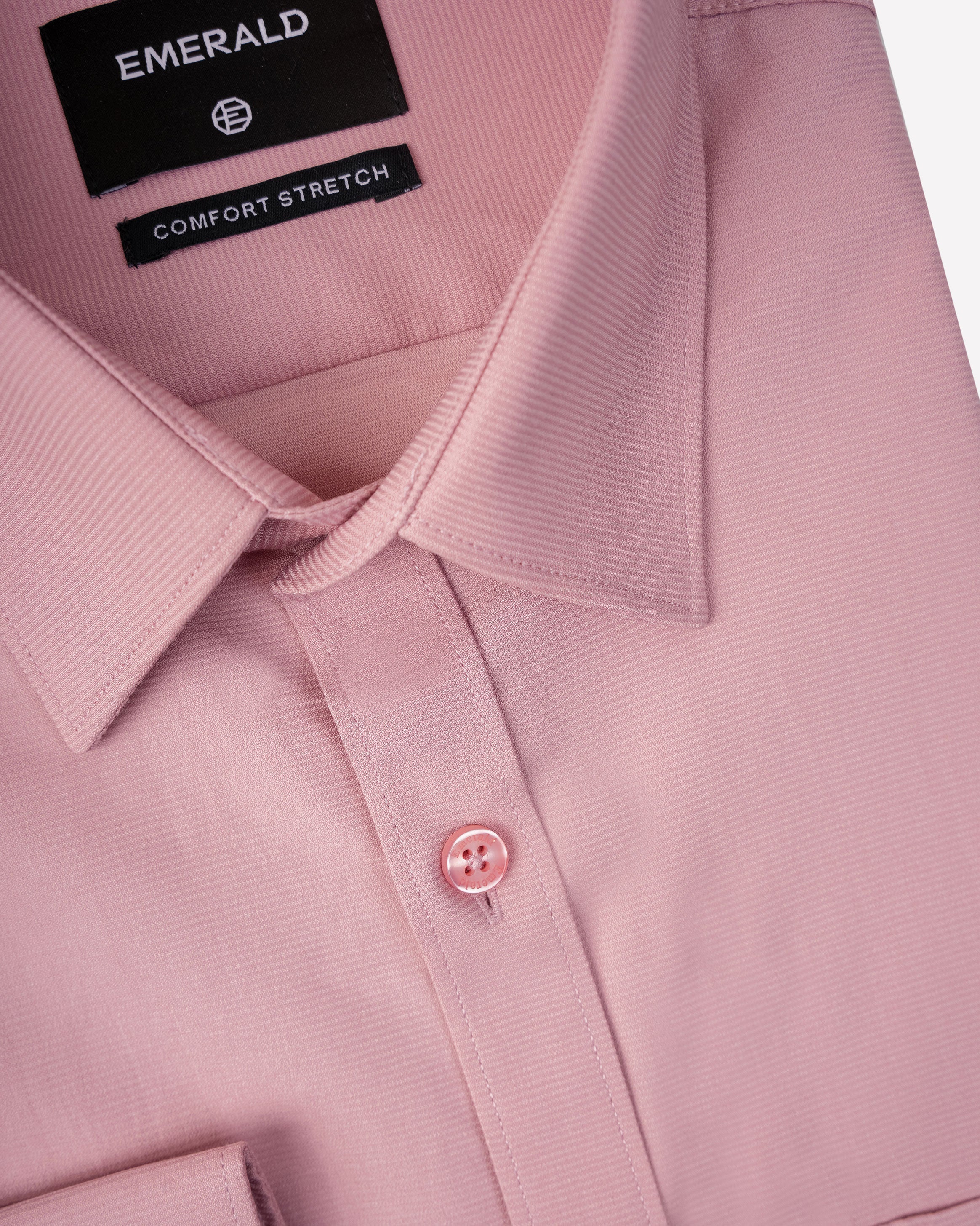 Emerald Formal Dobby Slim Fit-Pink Nectar