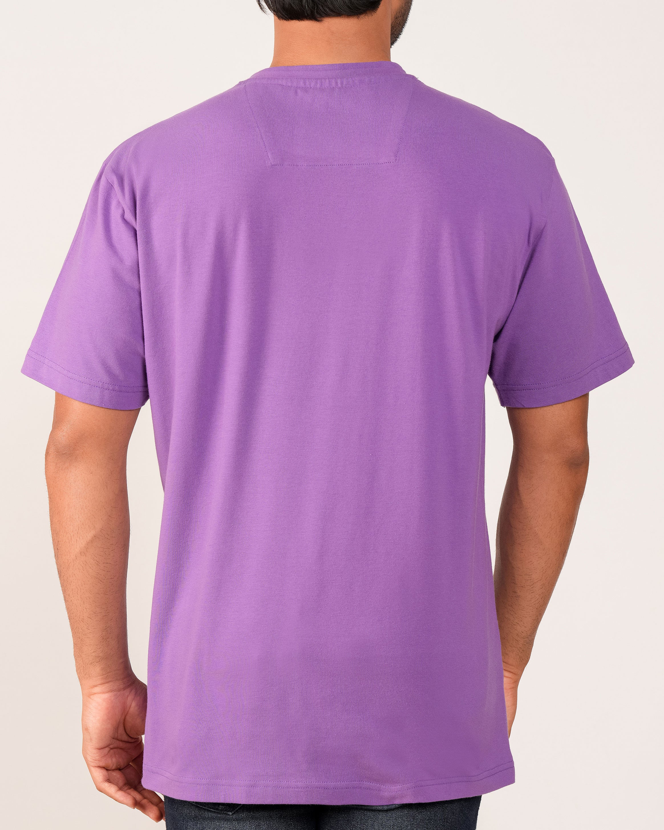Emerald Oversized Tee-Amethyst Orchid