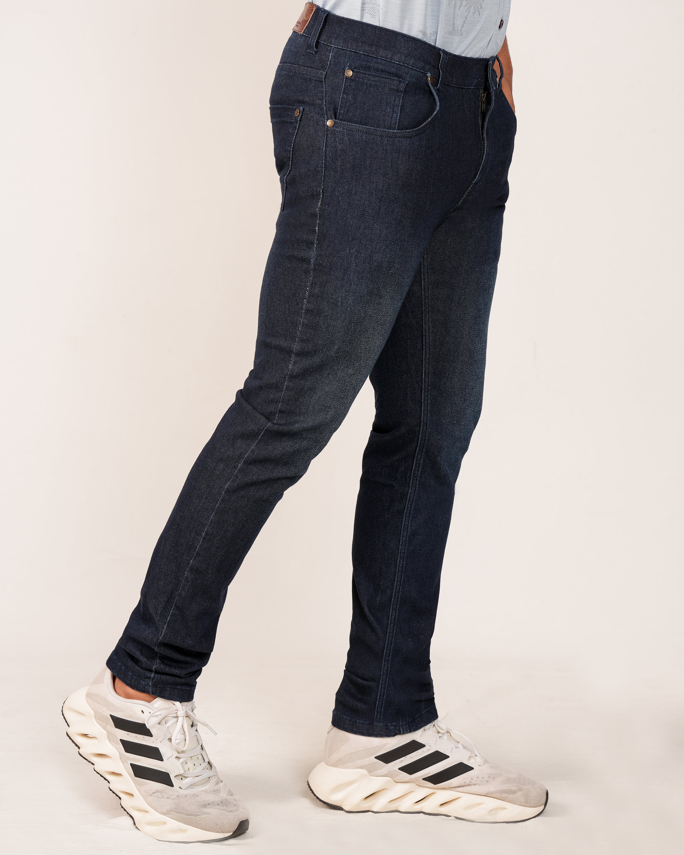 Emerald Denim Dark Wash Slim Fit-Navy