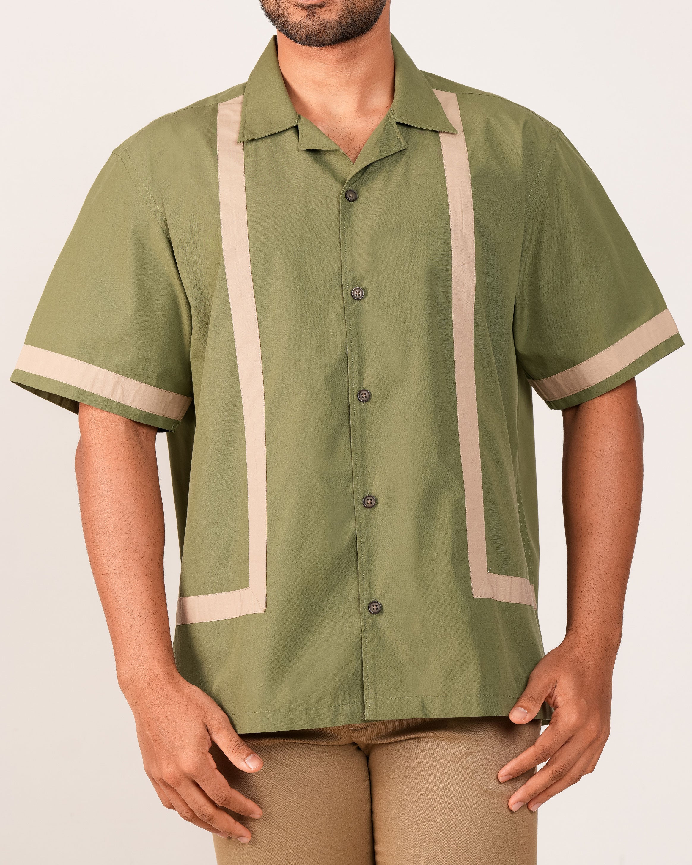 Emerald Casual Oversized Shirt - Green