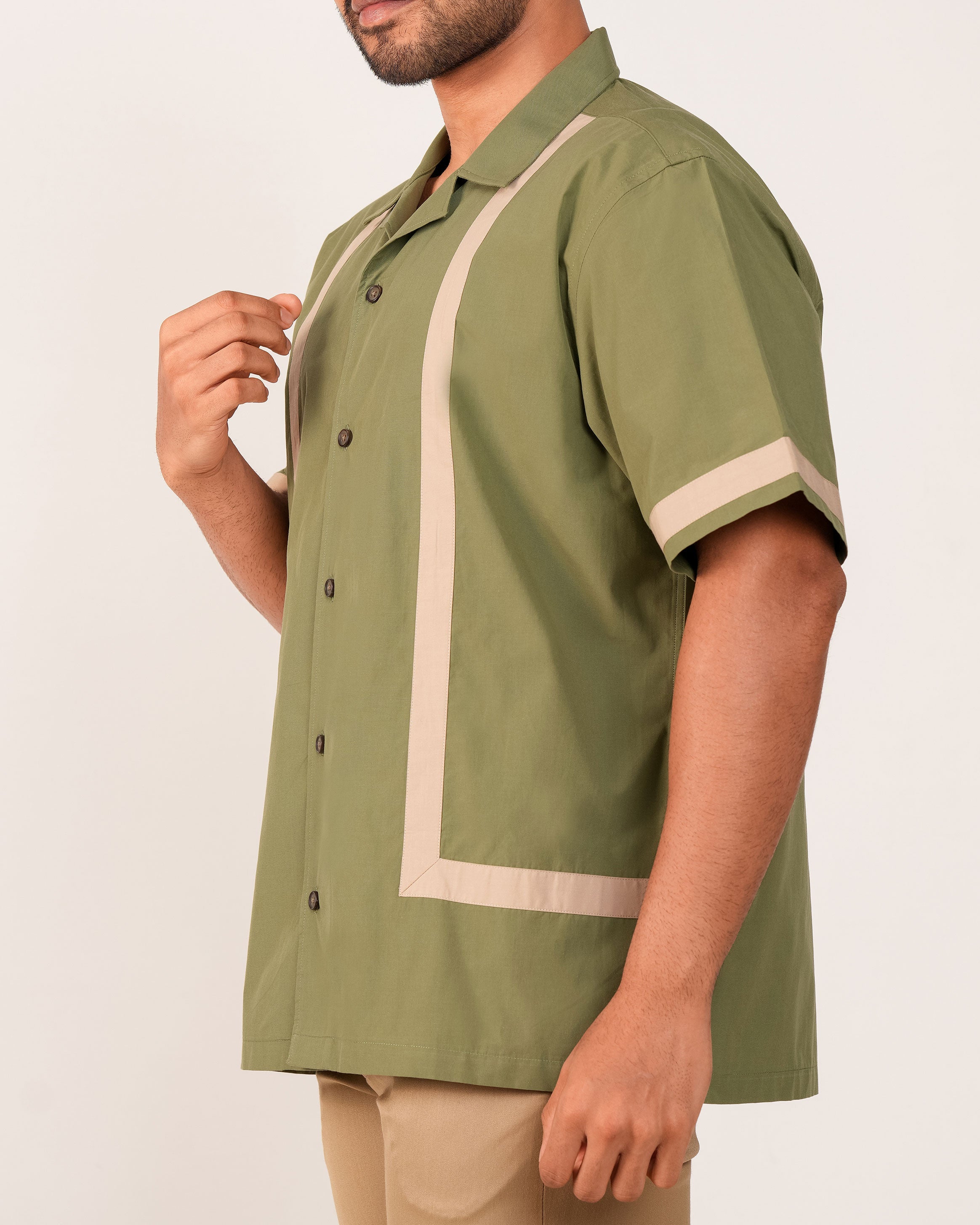 Emerald Casual Oversized Shirt - Green