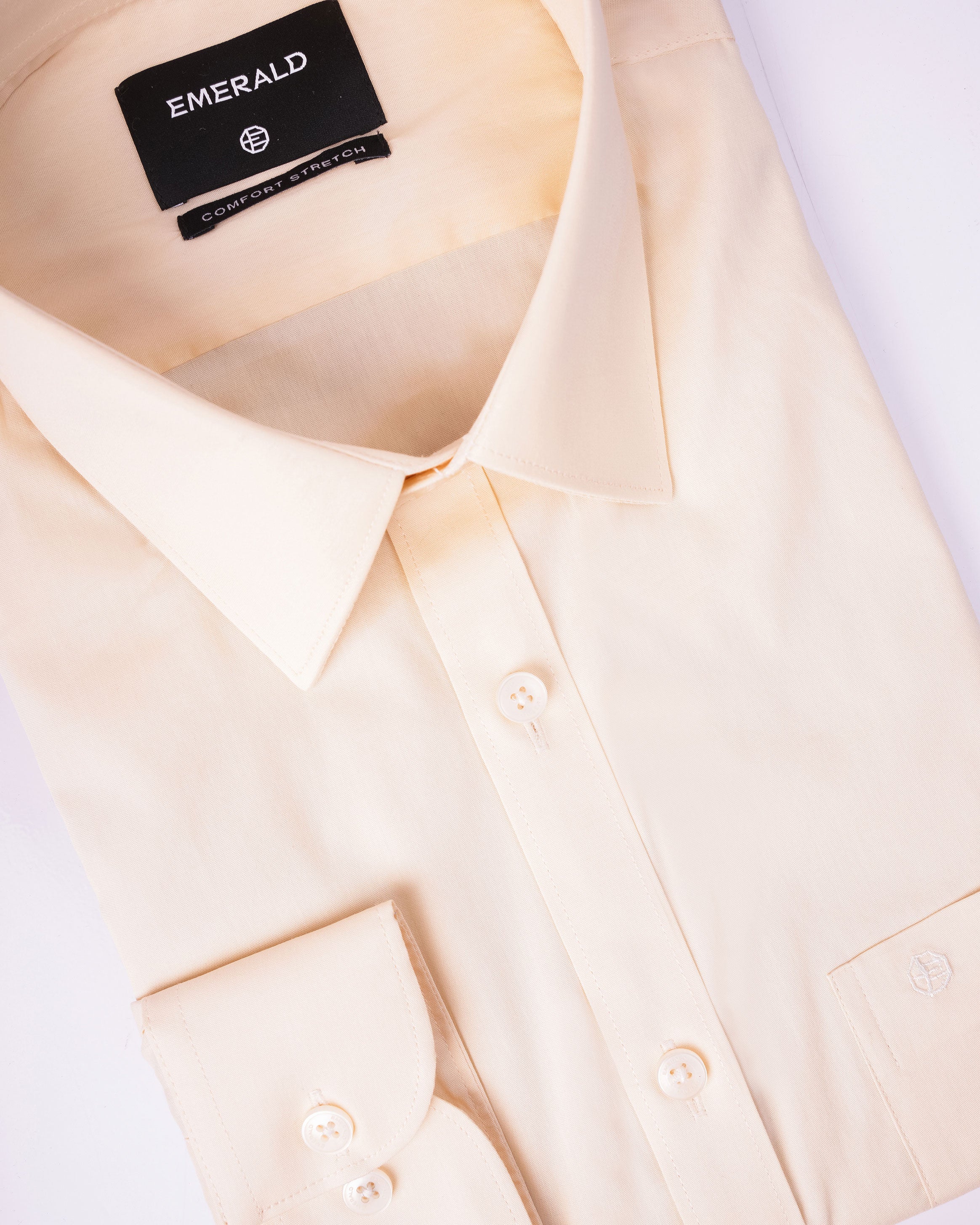 Emerald Formal Plain Slim Fit - Vanilla