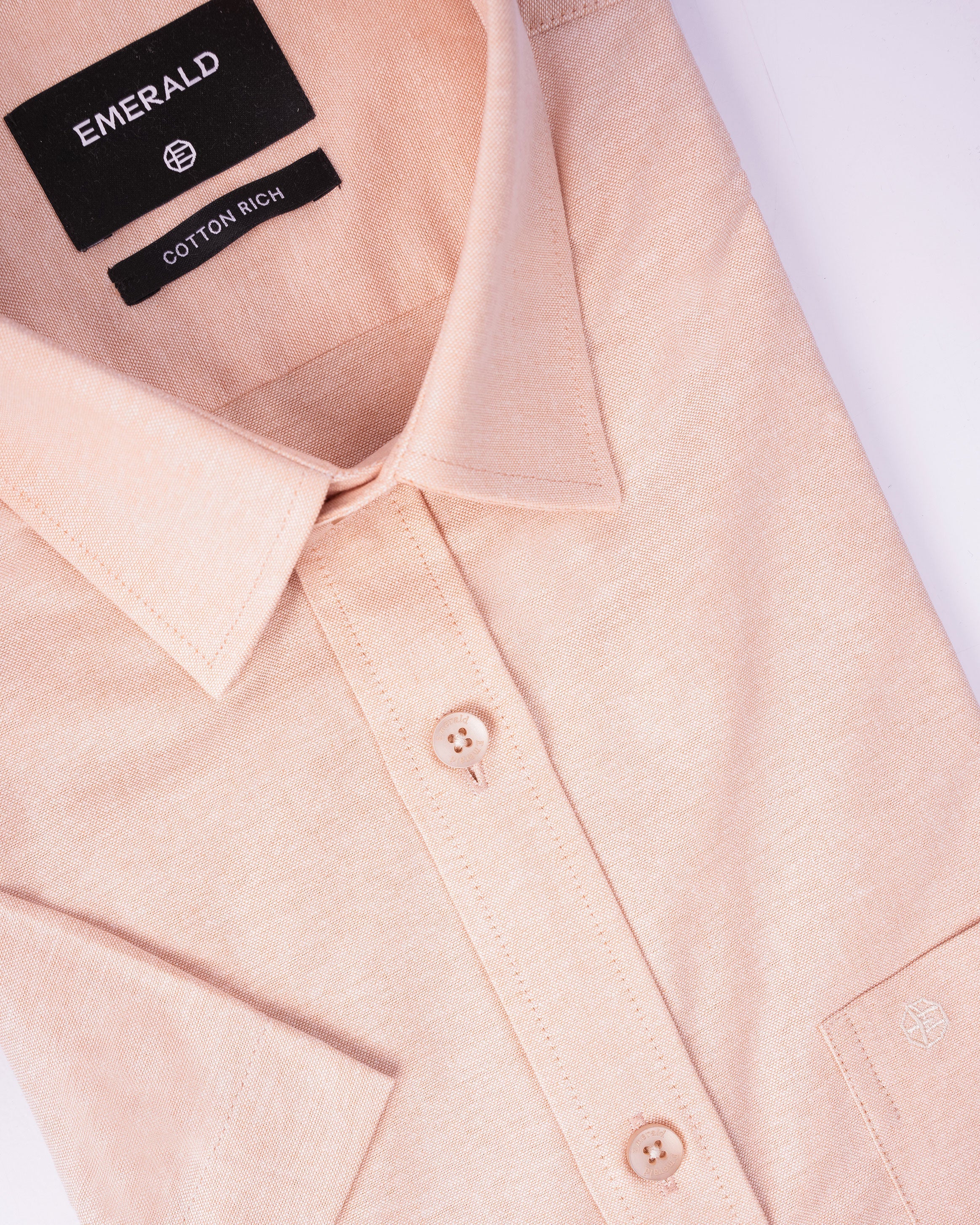 Emerald Formal Oxford Regular Fit - Honey Mustard