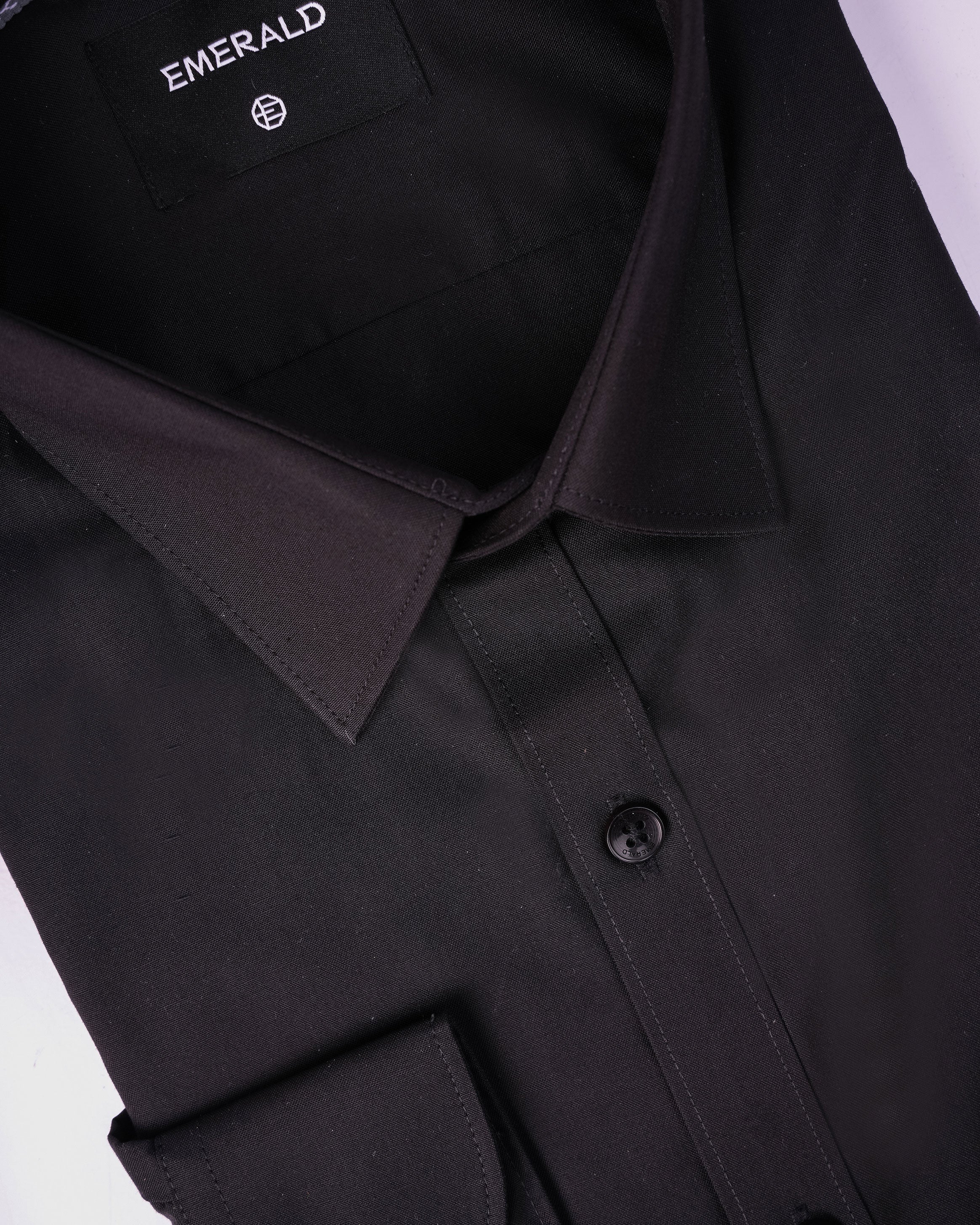 Emerald Formal Core Plain Slim Fit - Black