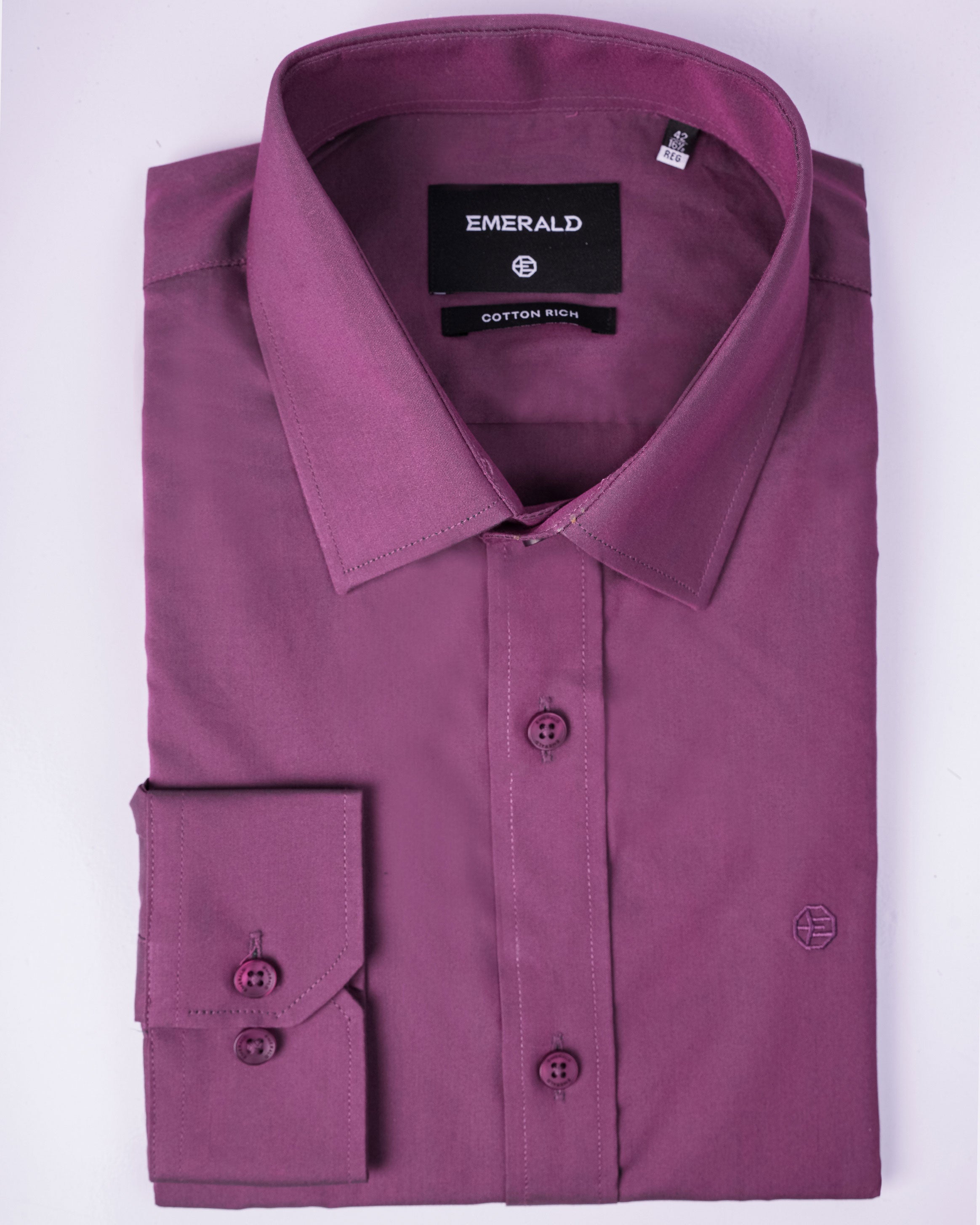 Emerald Evening Plain Regular Fit - Berry Conserve